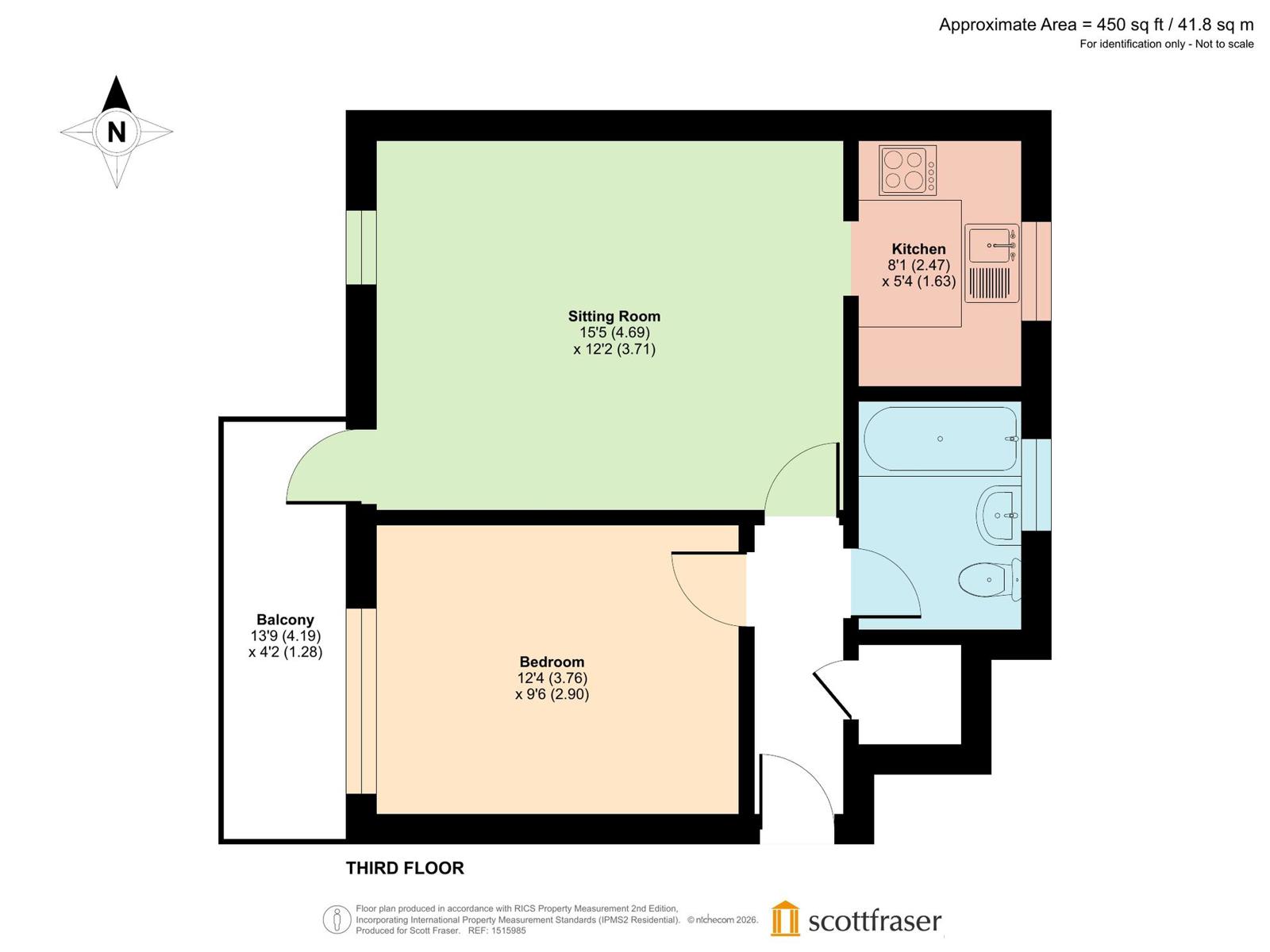 Flat 11,, Staincross House, Oxford floorplan