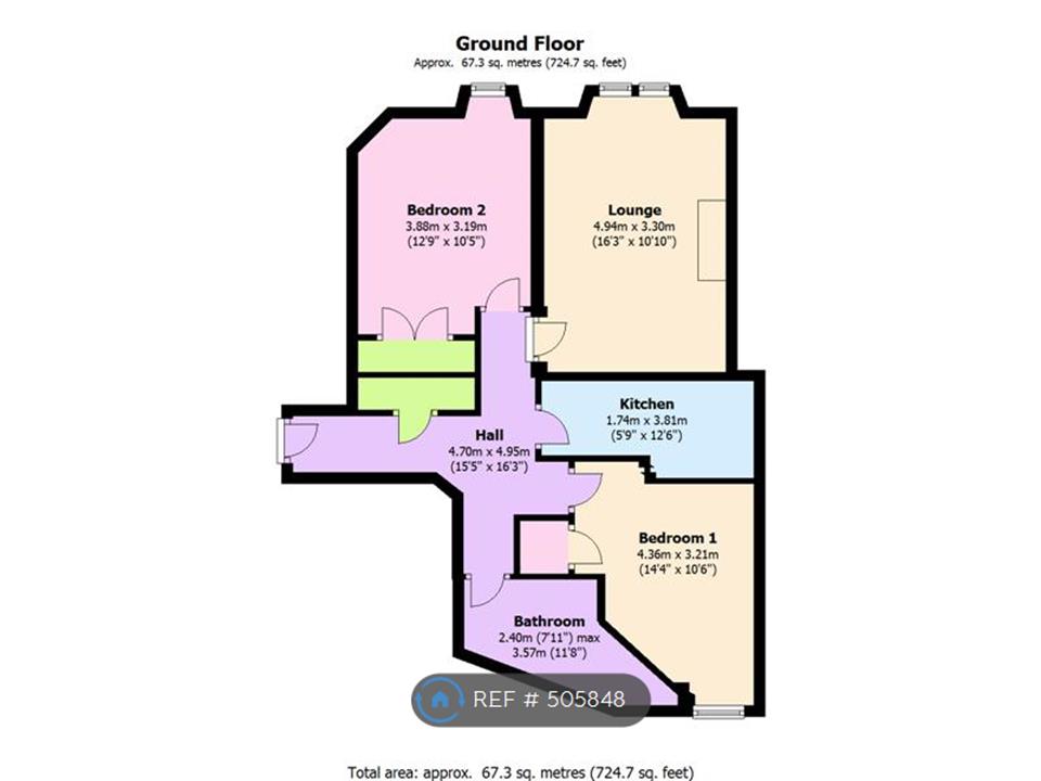 2 Bedrooms Flat to rent in Gorgie Road, Edinburgh EH11