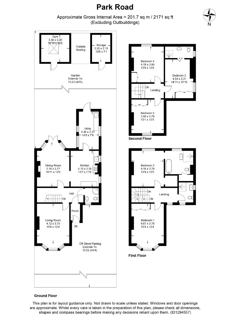 139, Park Road, West Sussex floorplan