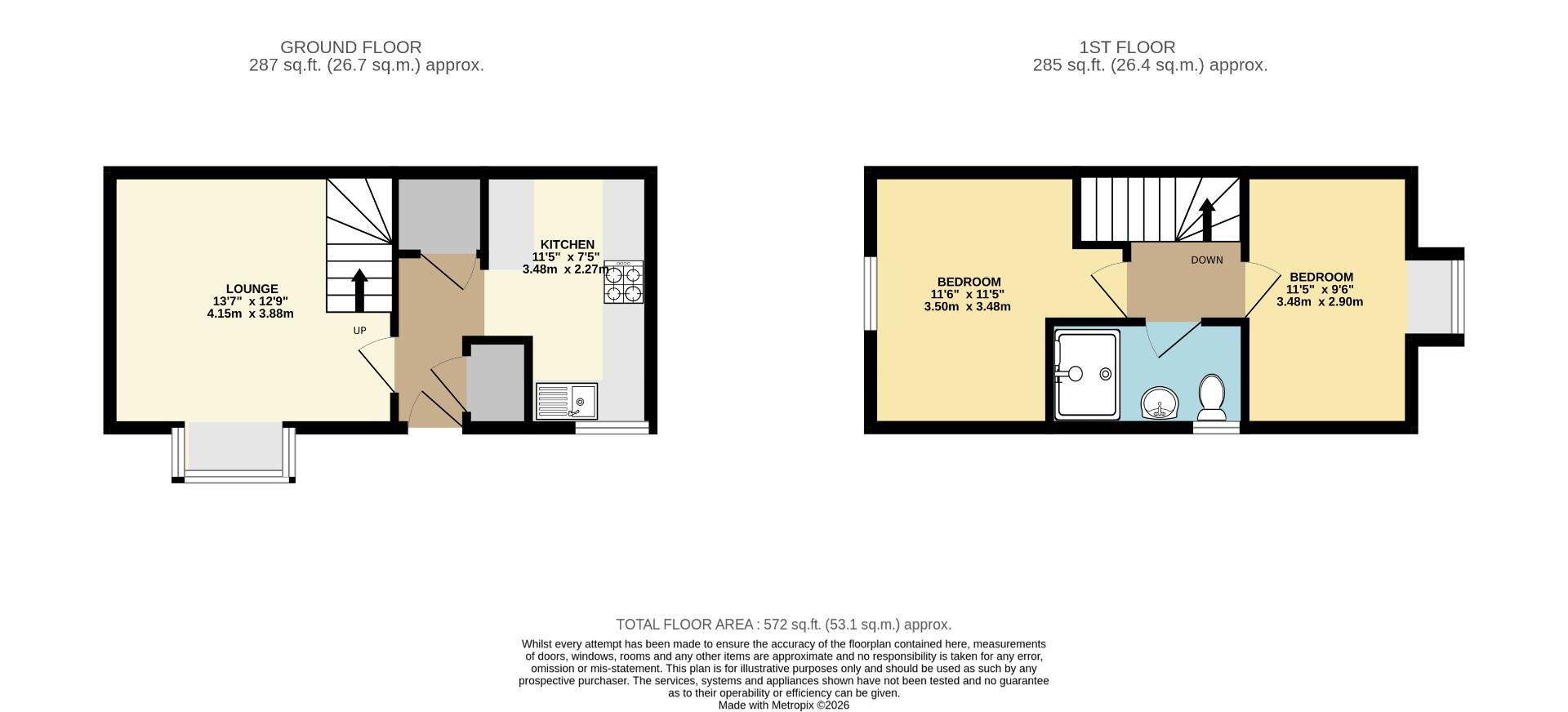 21, Bowmans Way, Dunstable floorplan