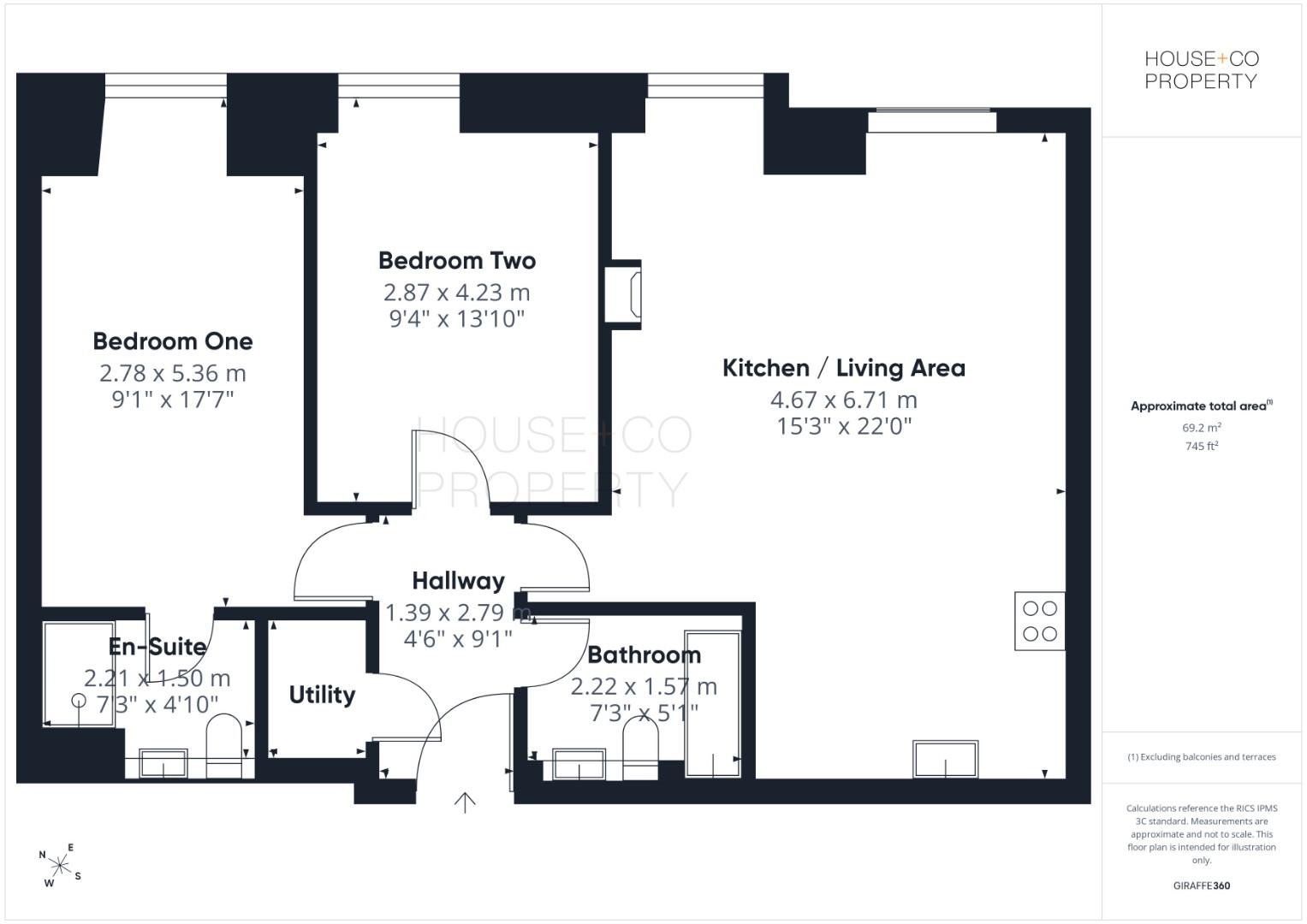 Flat 26, Old Shoe Factory, Portland Square, Bristol floorplan