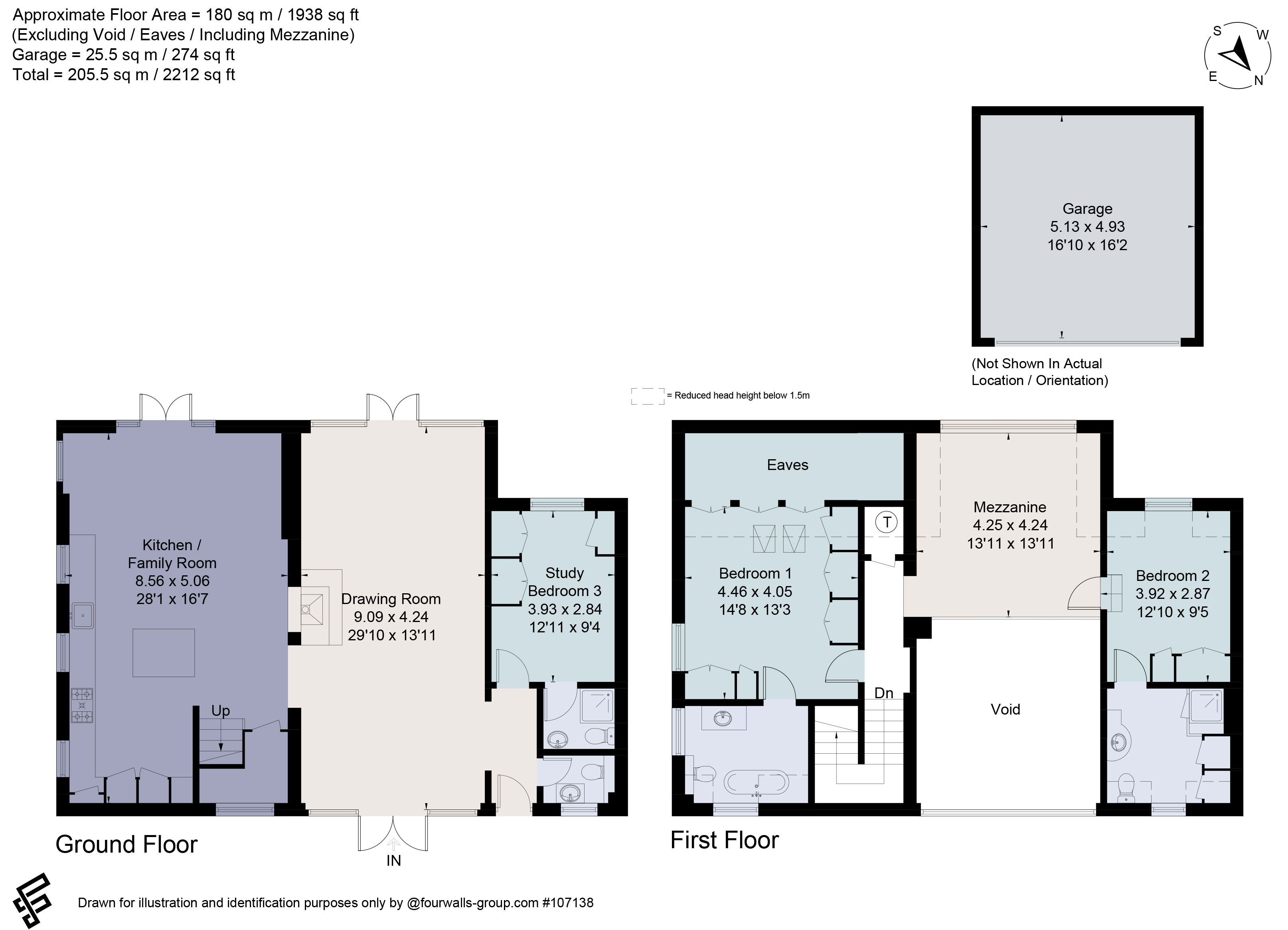 Eastward Barn,, Woodcock Hill, Hertfordshire floorplan