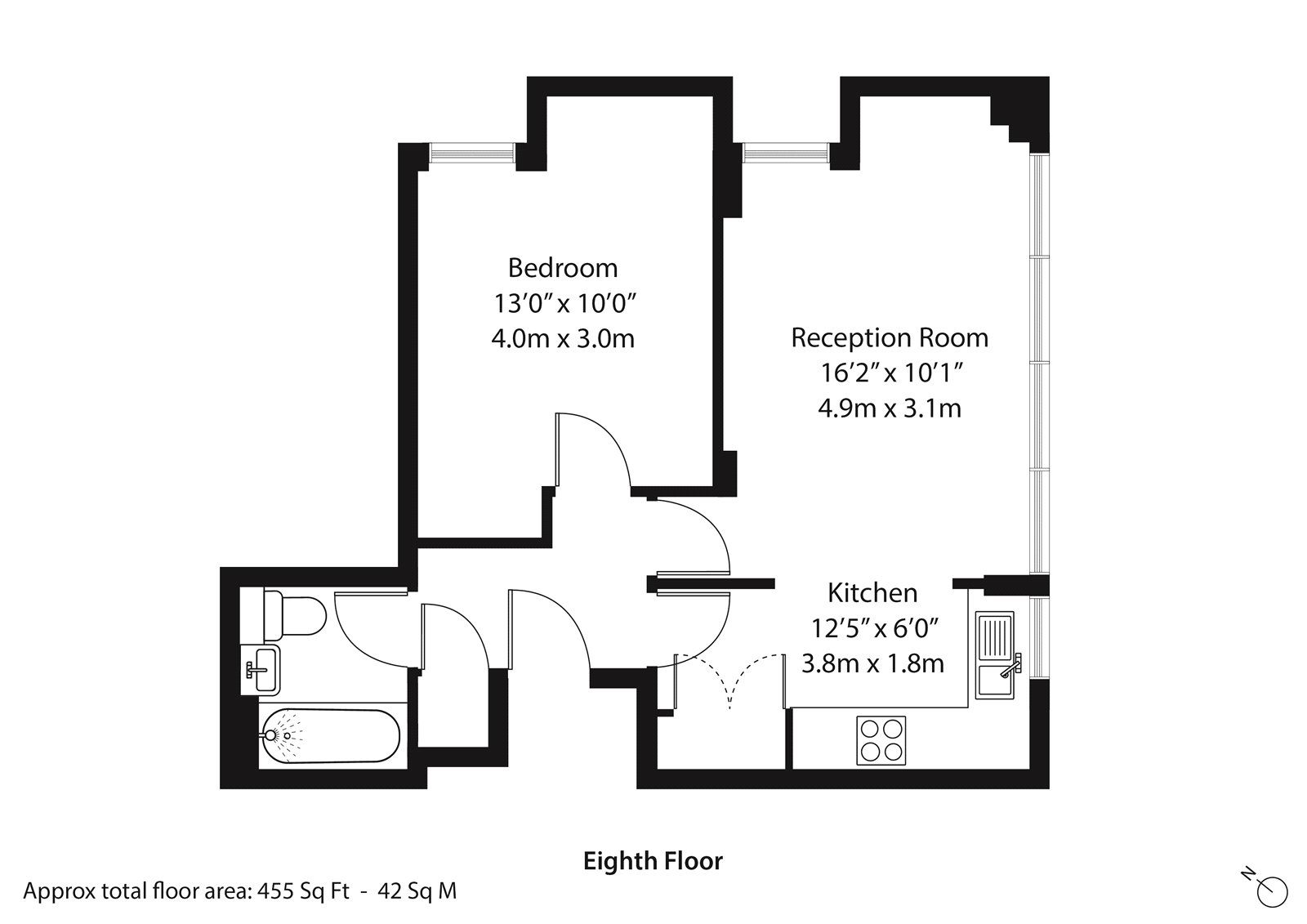 1 bed flat for sale in Winter Garden House, 2 Macklin Street, London