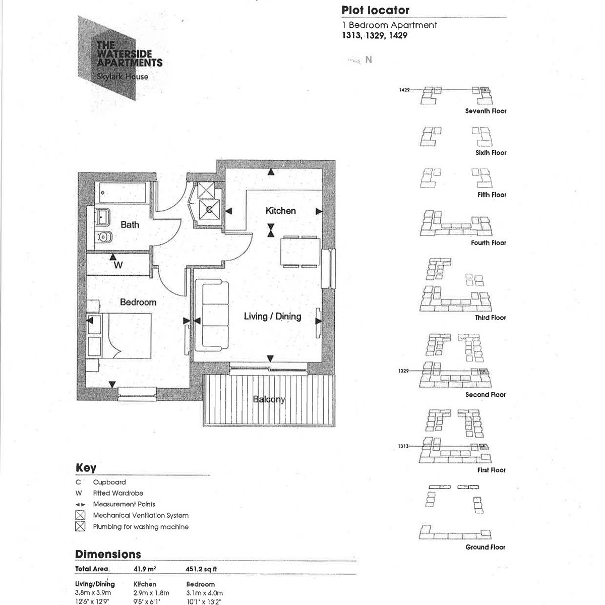 1 Bedrooms Flat to rent in Skylark, Drake Way, Reading RG2
