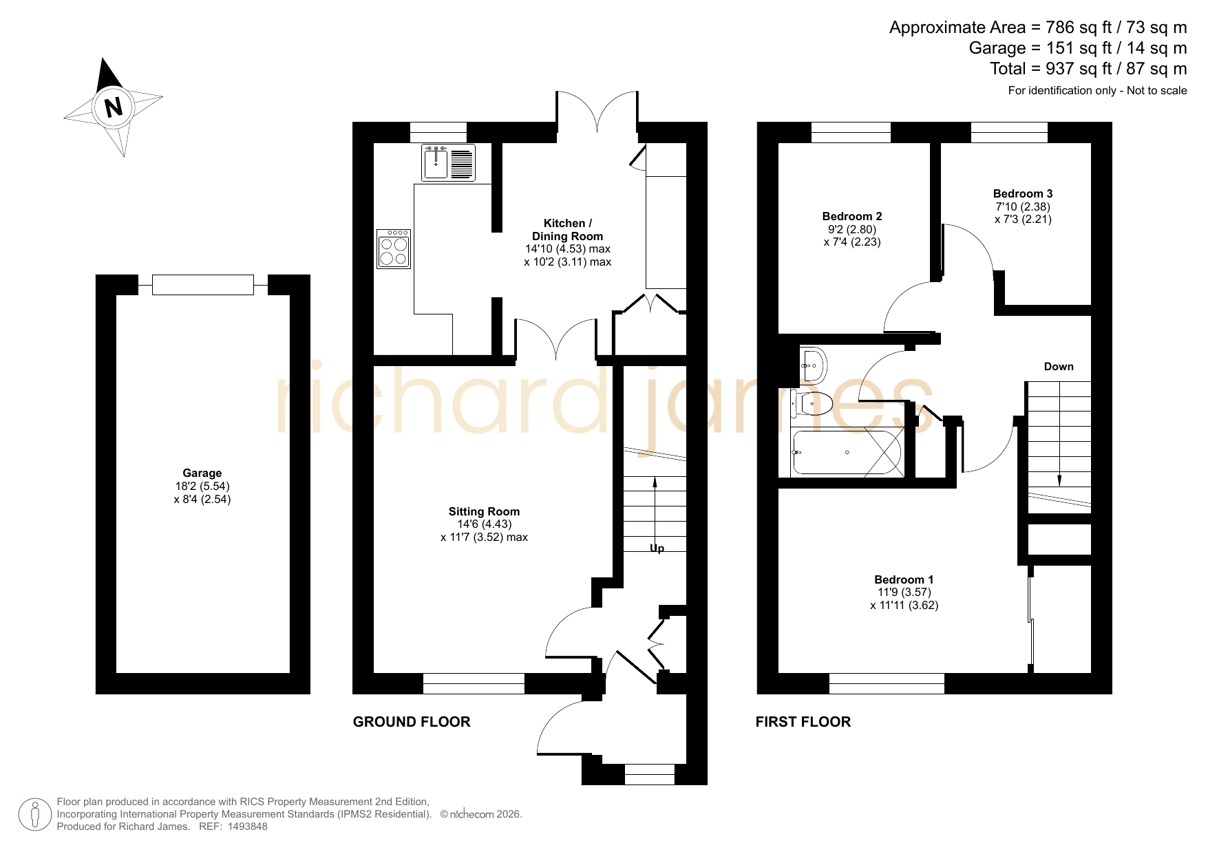 27, Harvester Close, Swindon floorplan