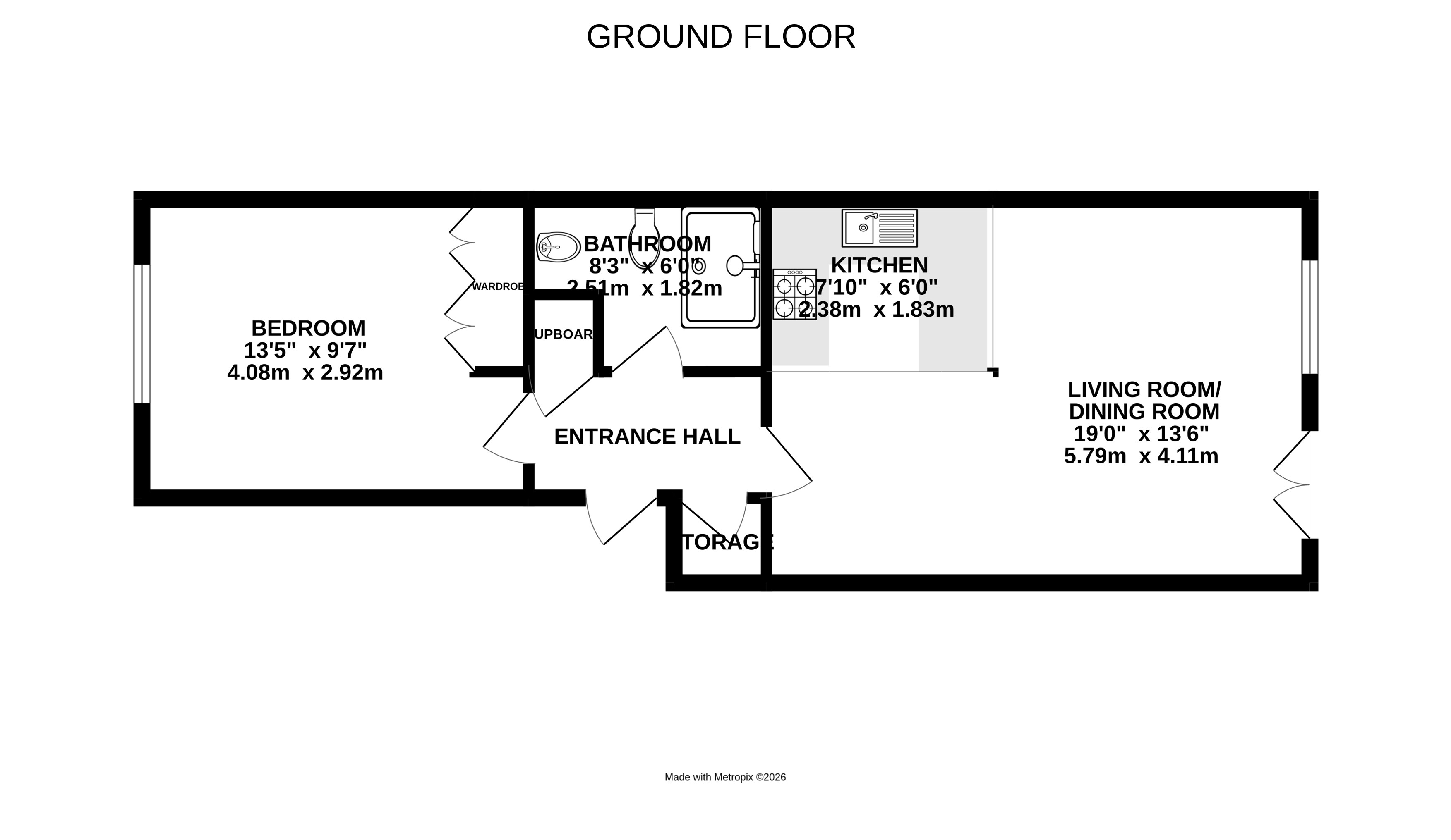 Flat 13, Maple Court,, Wayland Close, Bracknell floorplan