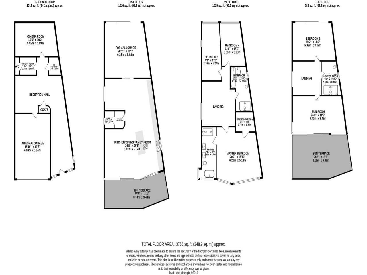 33 Whitecliff Road, Poole floorplan