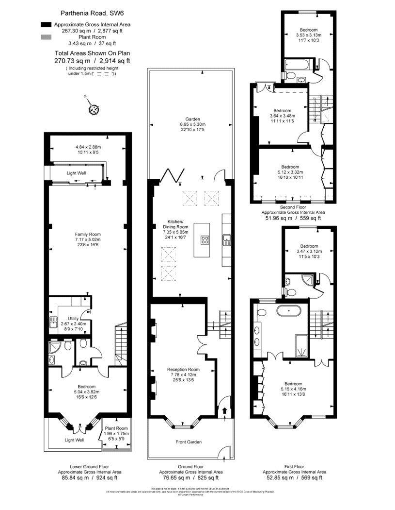 4, Parthenia Road, London floorplan