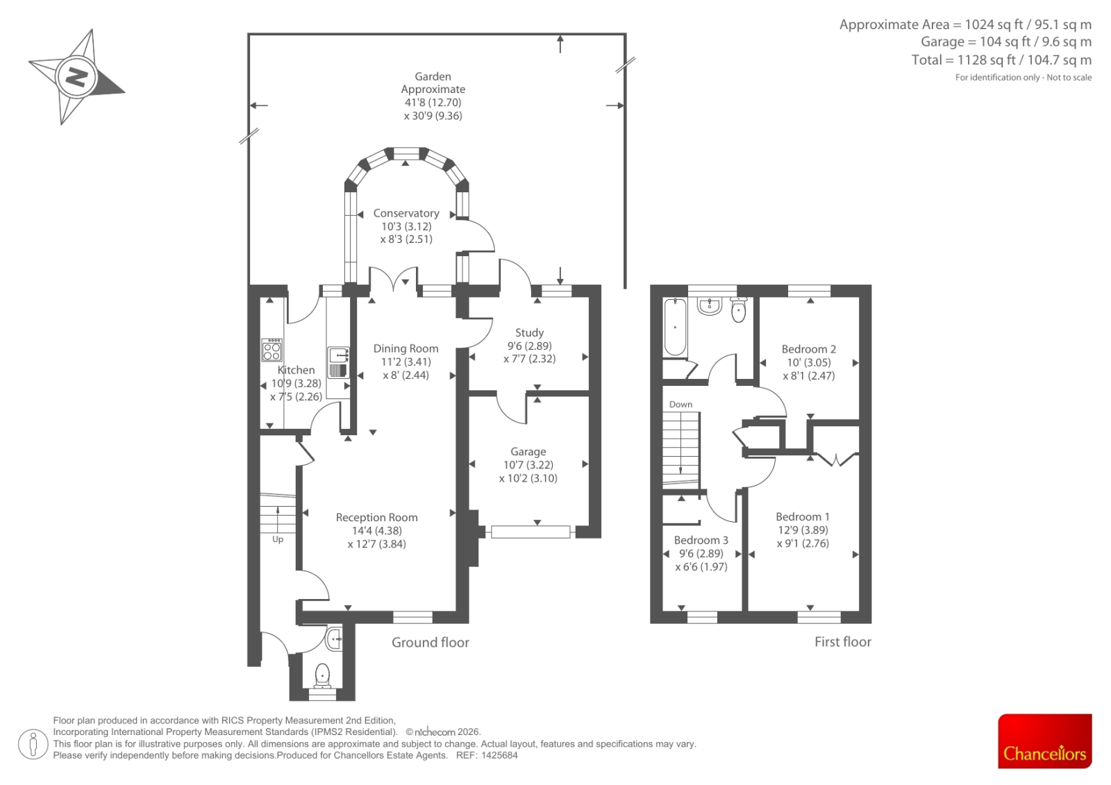 8, Cotswold Close, Witney floorplan