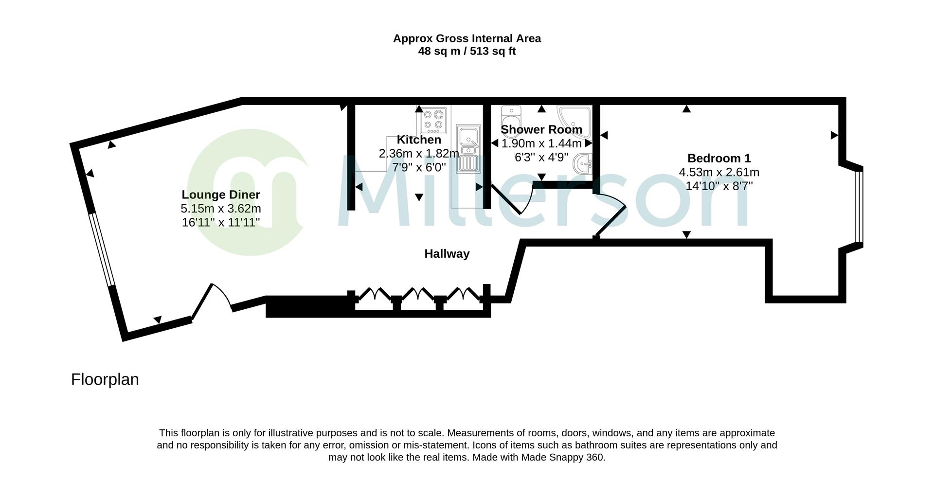 South Street, St. Austell floorplan