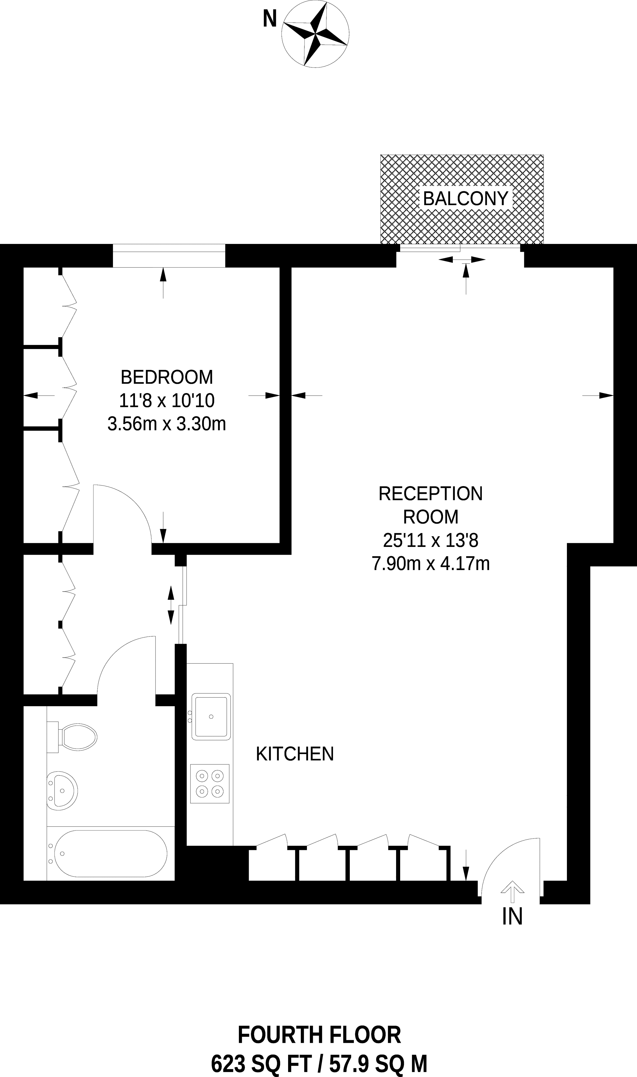 1 Bedrooms Flat to rent in Columbia Gardens, Earls Court, London SW6