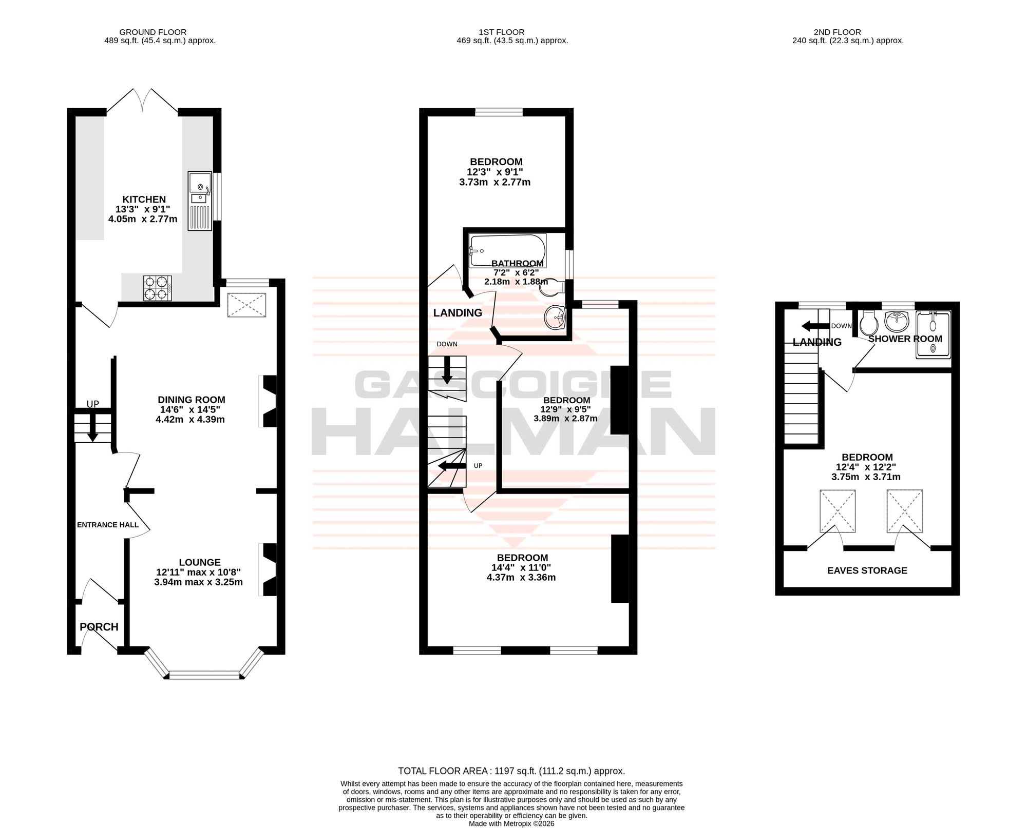 26 Meadows Road, Sale floorplan