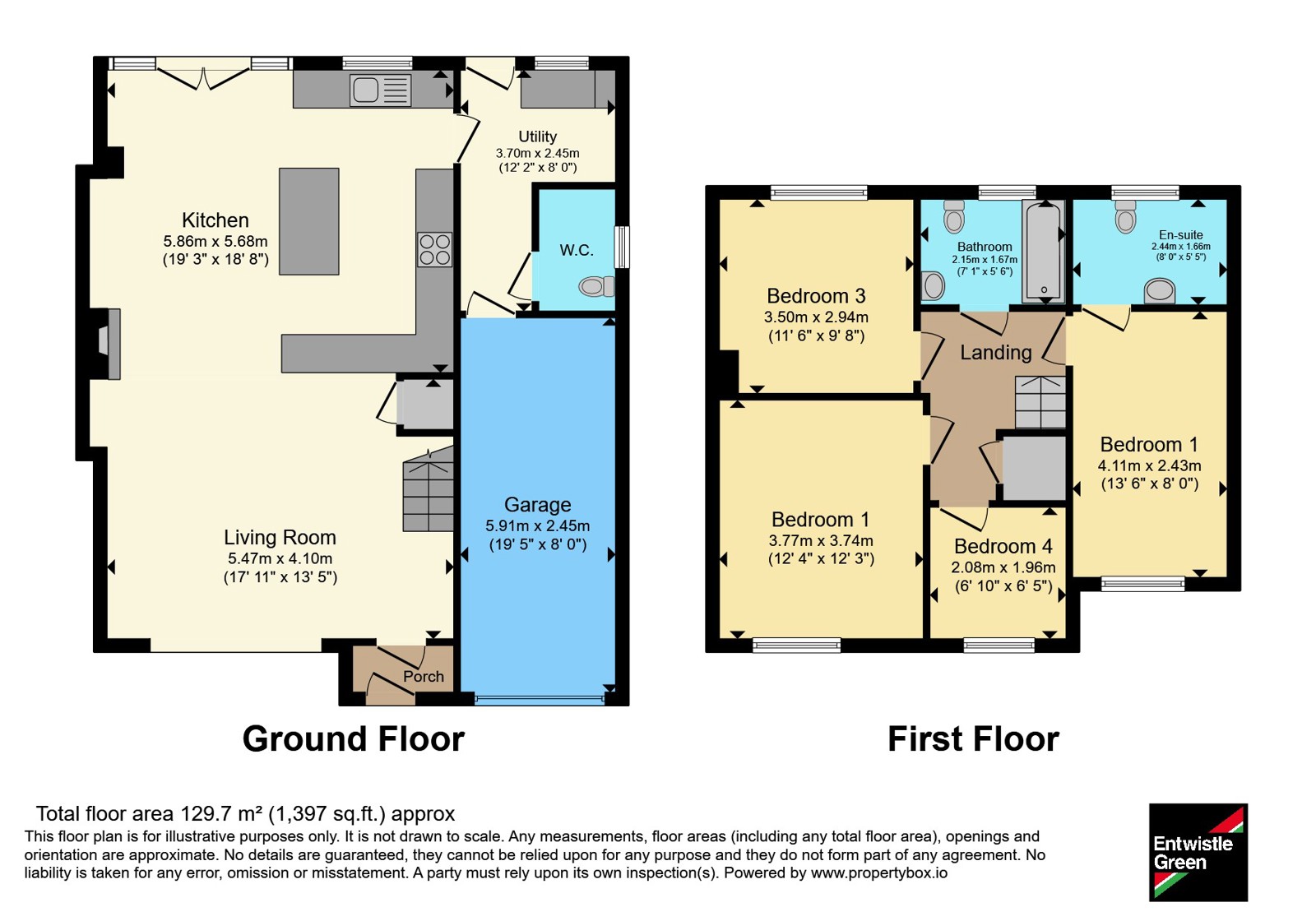 5, Bronte Avenue, Lancashire floorplan