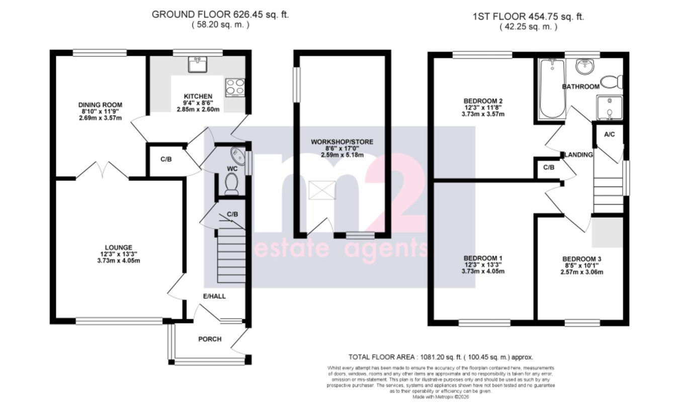 16, Millbrook Court, Pontypool floorplan