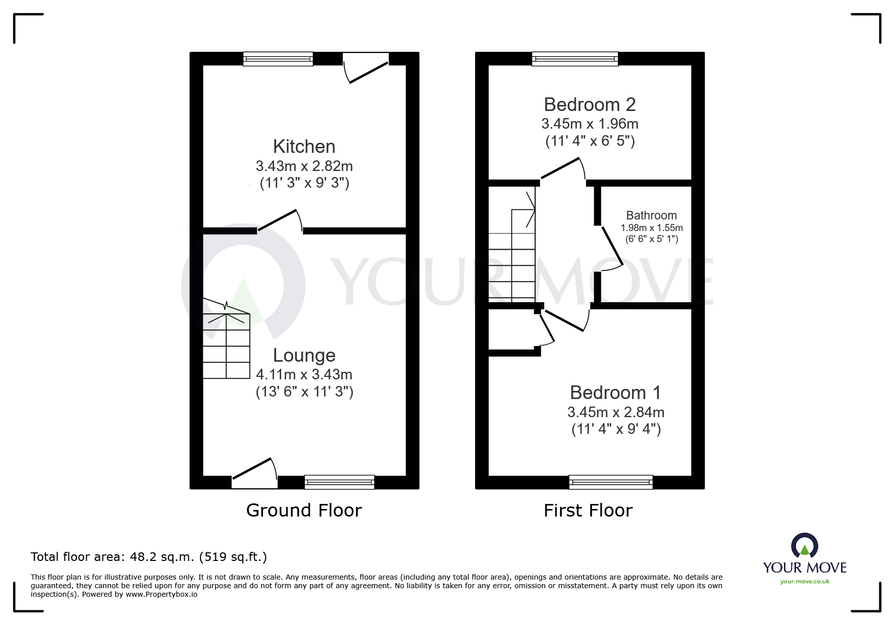Bowne Street, Nottinghamshire floorplan