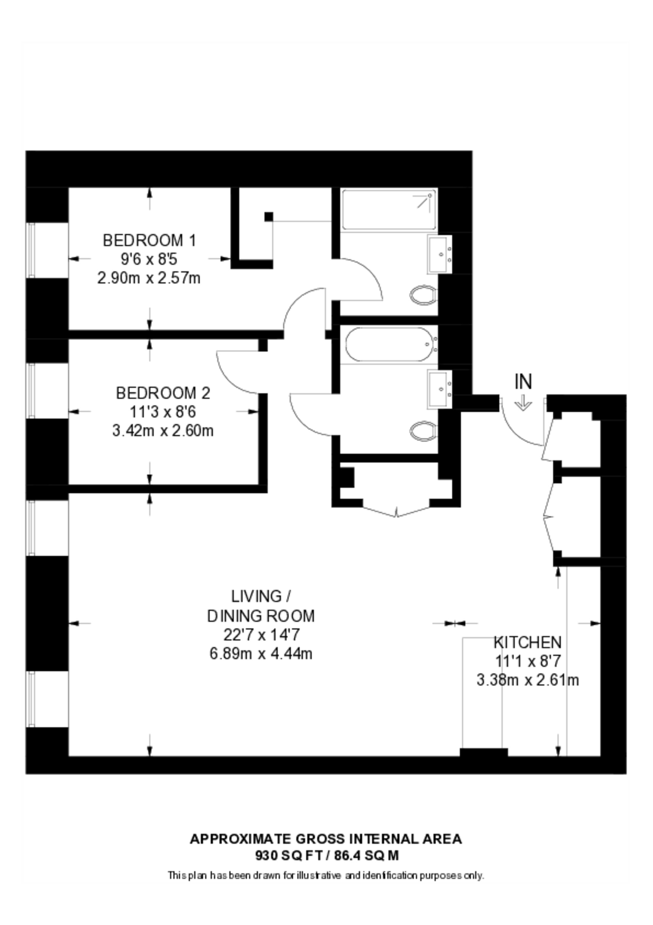 Horlicks Quarter, Slough floorplan