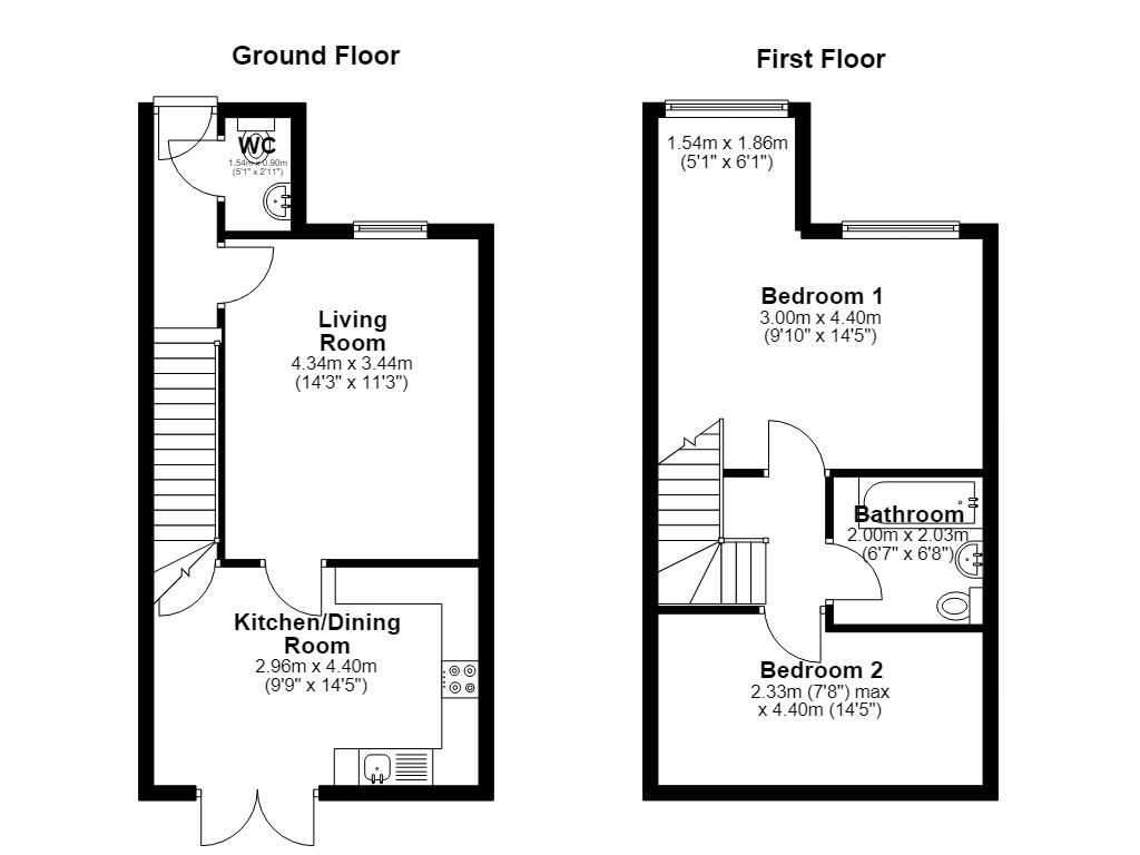 10, Atherton Close, Preston floorplan