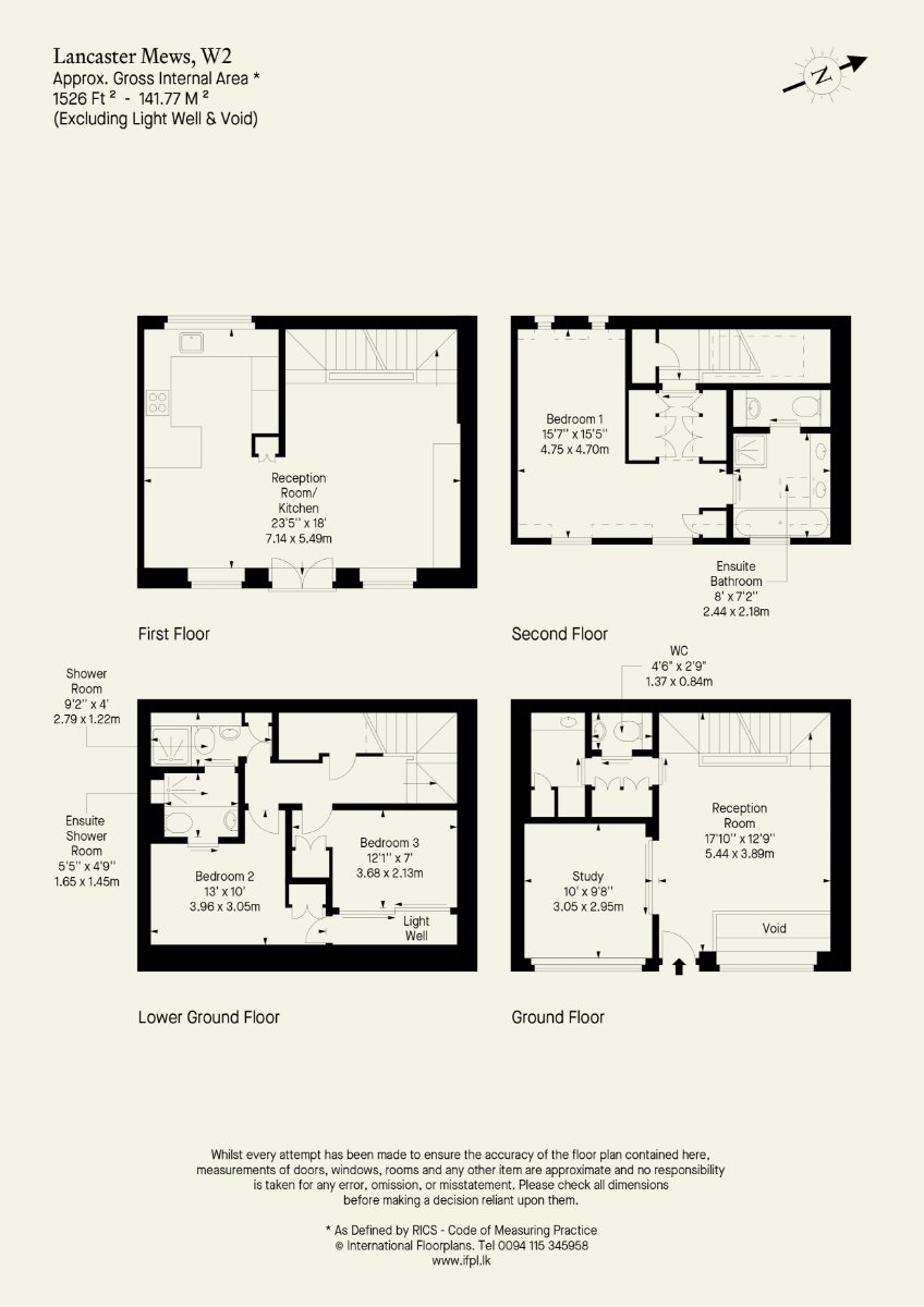 16, Lancaster Mews, London floorplan