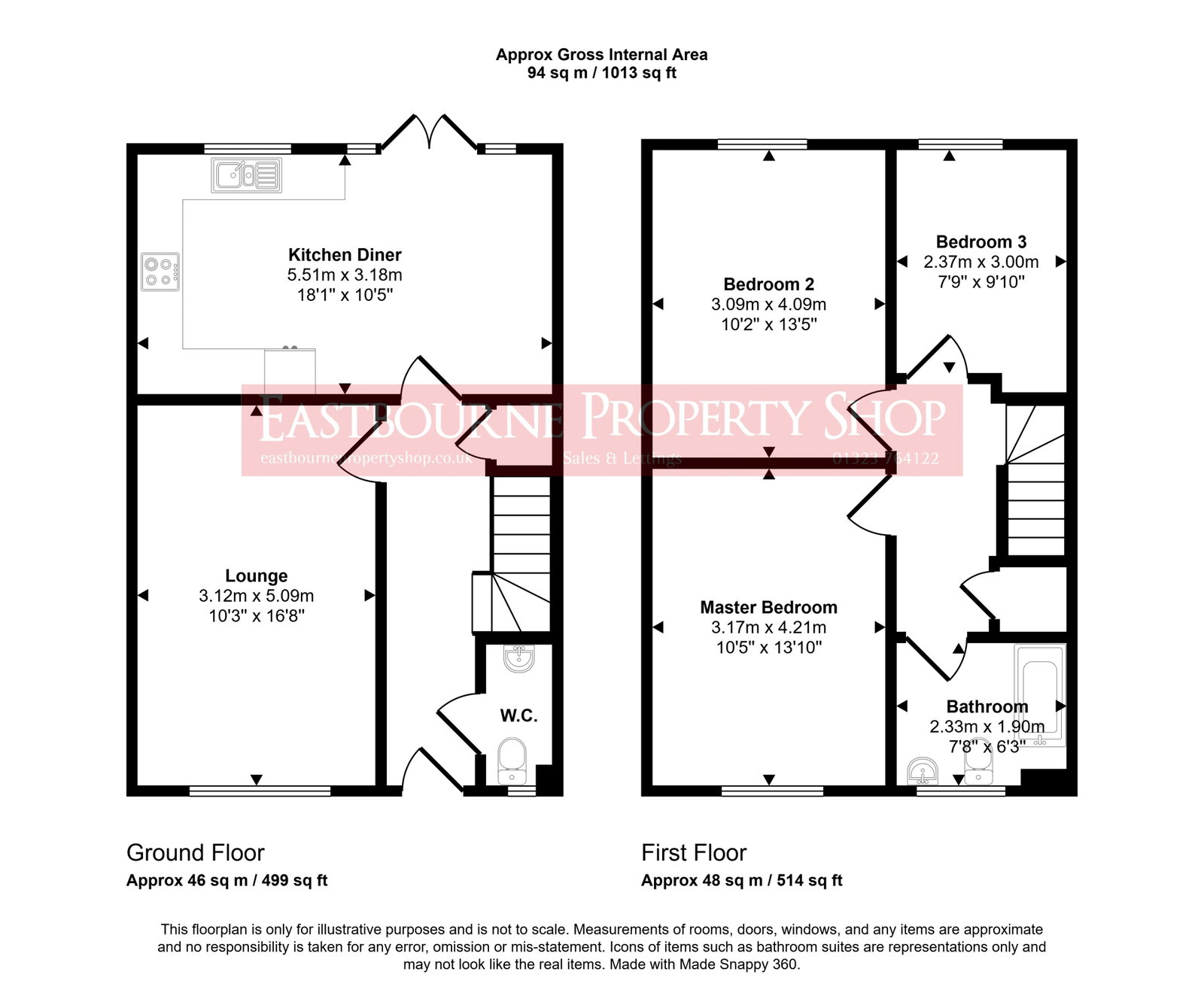 14, Scots Pine Grove, Wadhurst floorplan