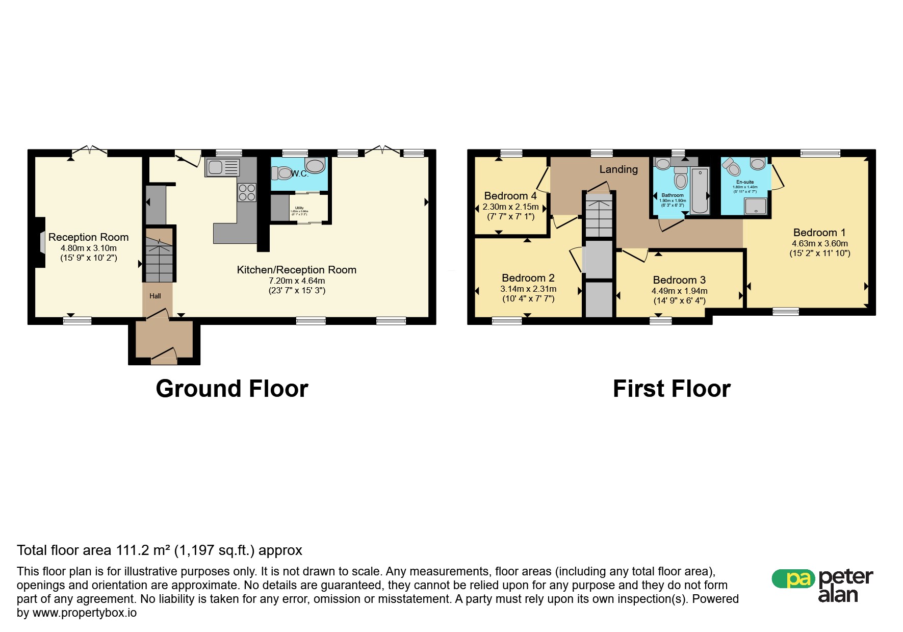 5, St. Illtyds Close, Bridgend floorplan