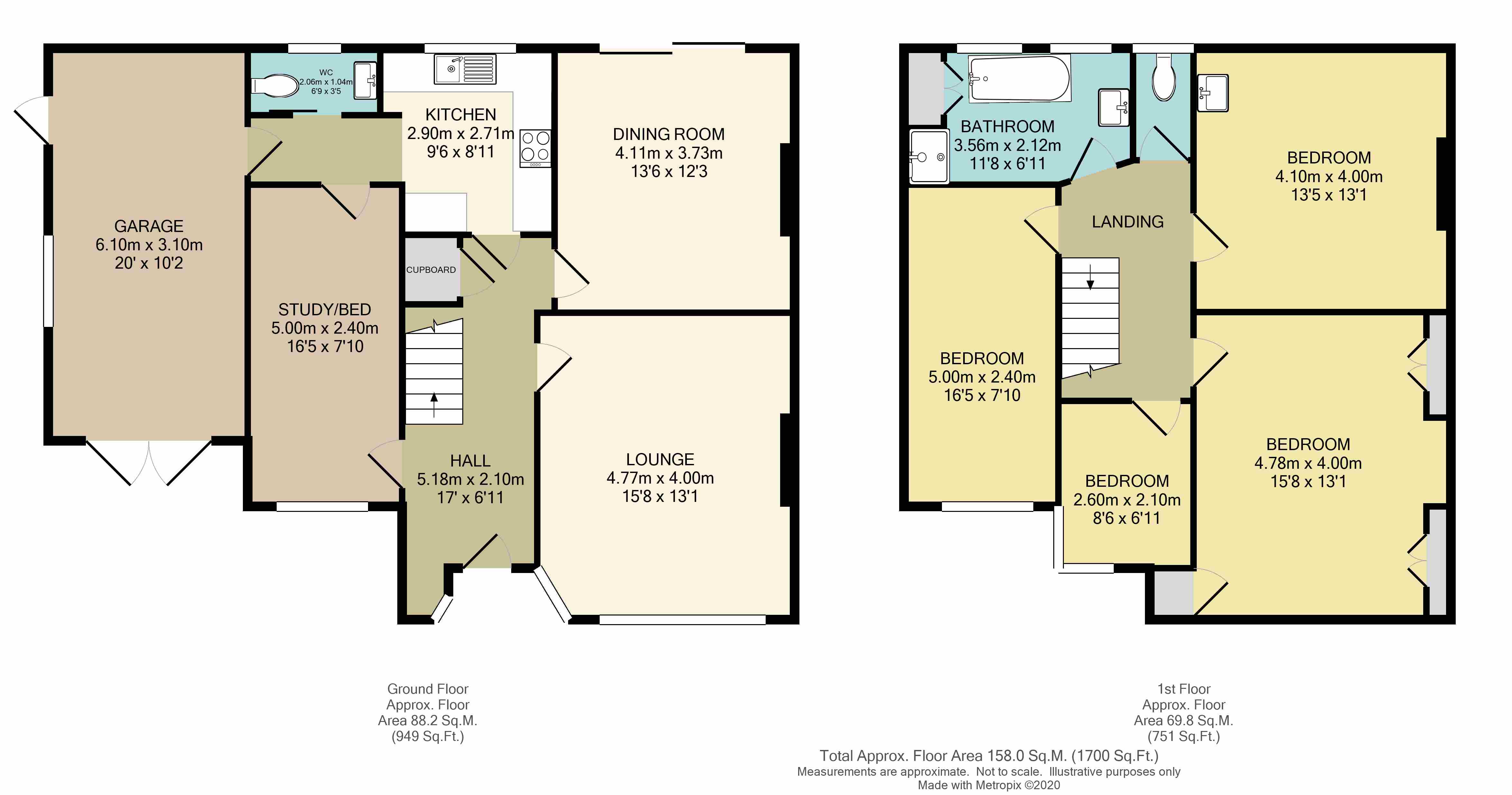 Manor Drive North, Worcester Park KT4, 4 bedroom semidetached house