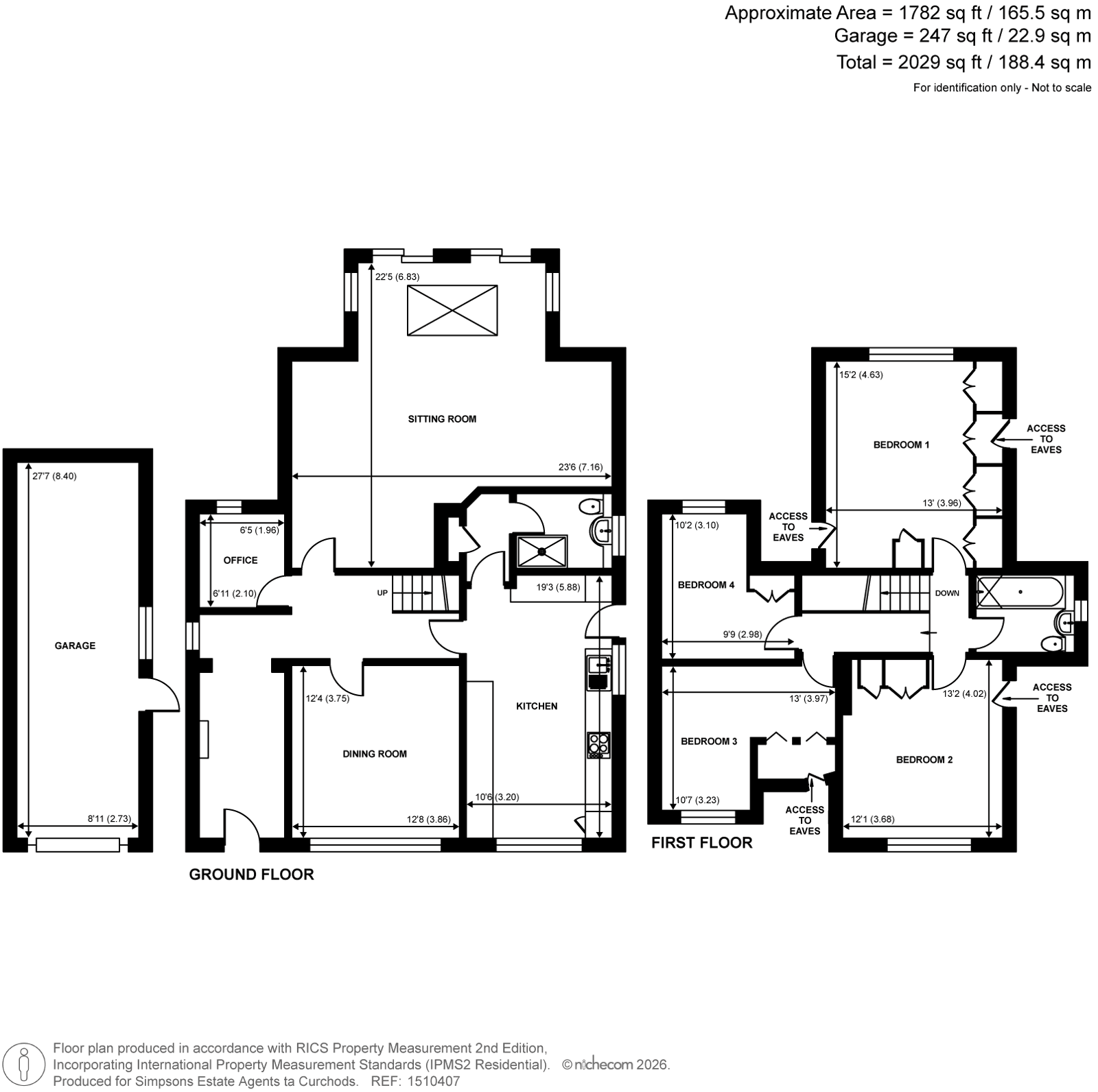 47, Barn Meadow Lane, Leatherhead floorplan