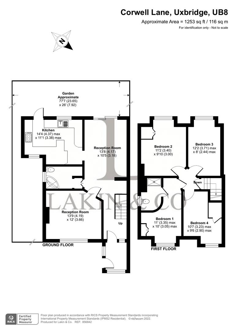 Corwell Lane, Uxbridge UB8, 4 bedroom semidetached house for sale