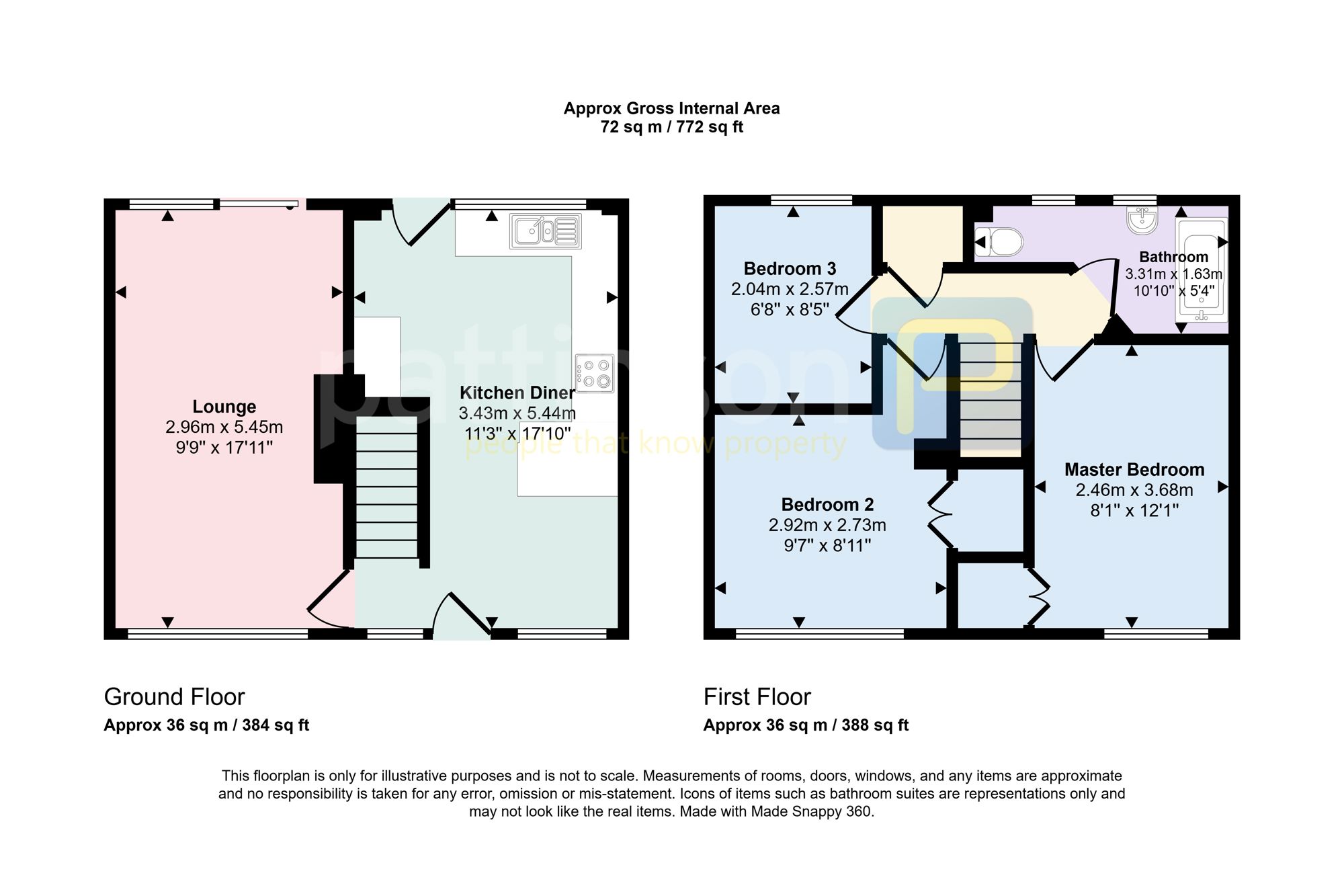 125, Steward Crescent, South Shields floorplan
