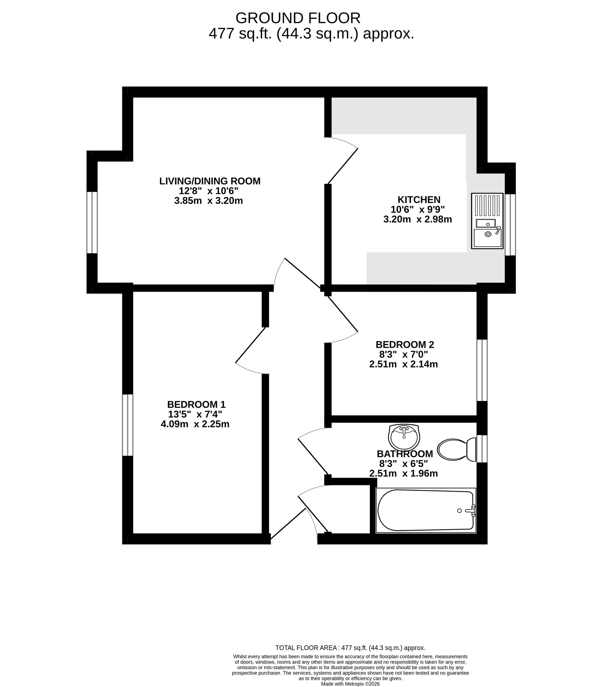 9 Clough Court, Nantwich floorplan