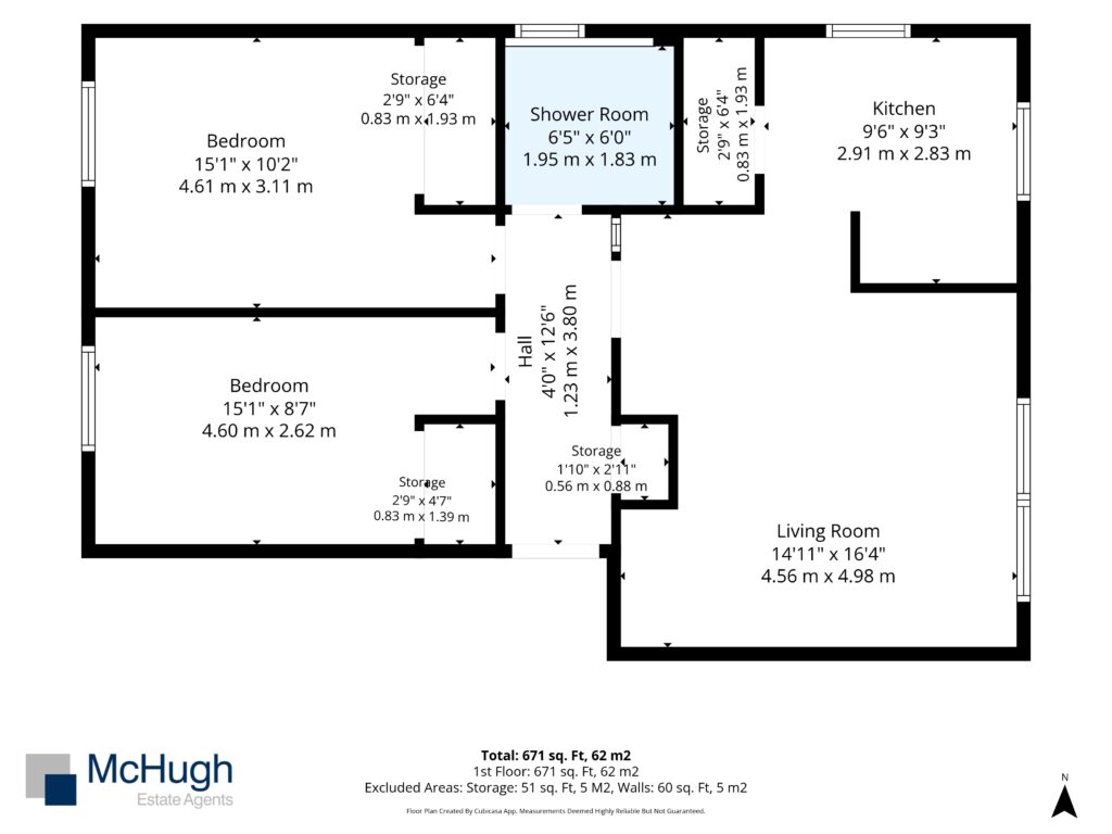 102, Clober Road, Glasgow floorplan