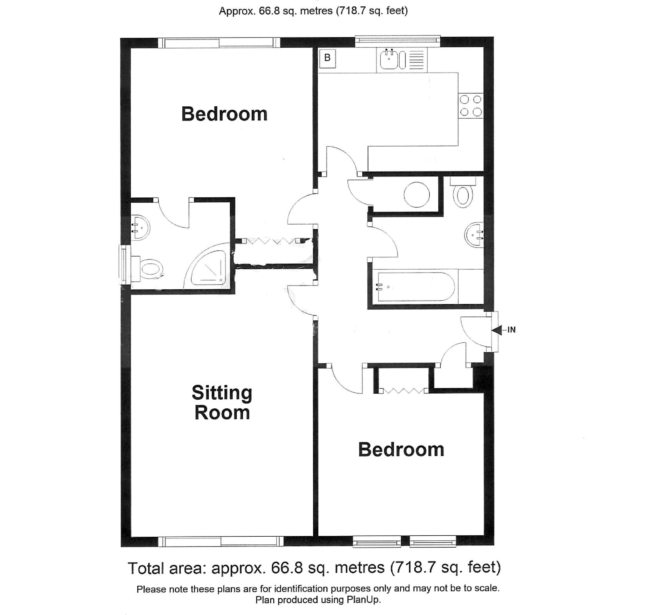 1 Greenwich House , Chesterfield Road, Eastbourne floorplan