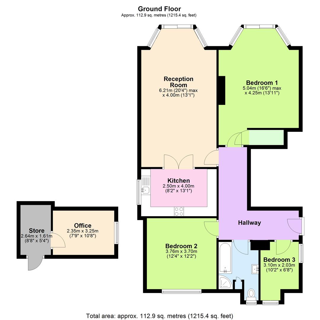 Flat 1, Newlands, 32 Langley Hill, Kings Langley floorplan