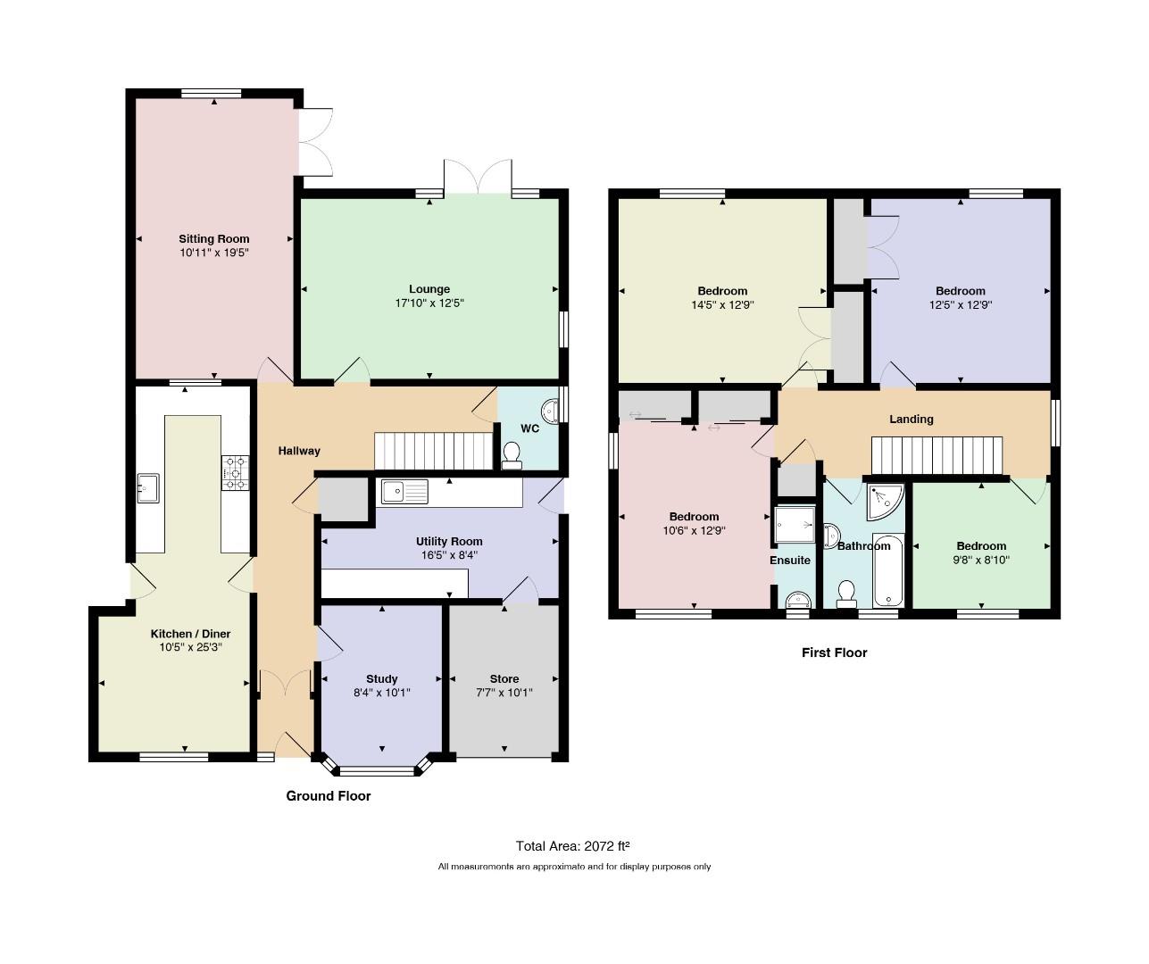 161, Cotefield Drive, Leighton Buzzard floorplan