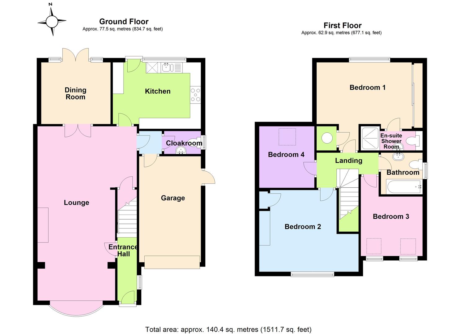 Green Leas, Chestfield, Whitstable CT5, 4 bedroom semidetached house