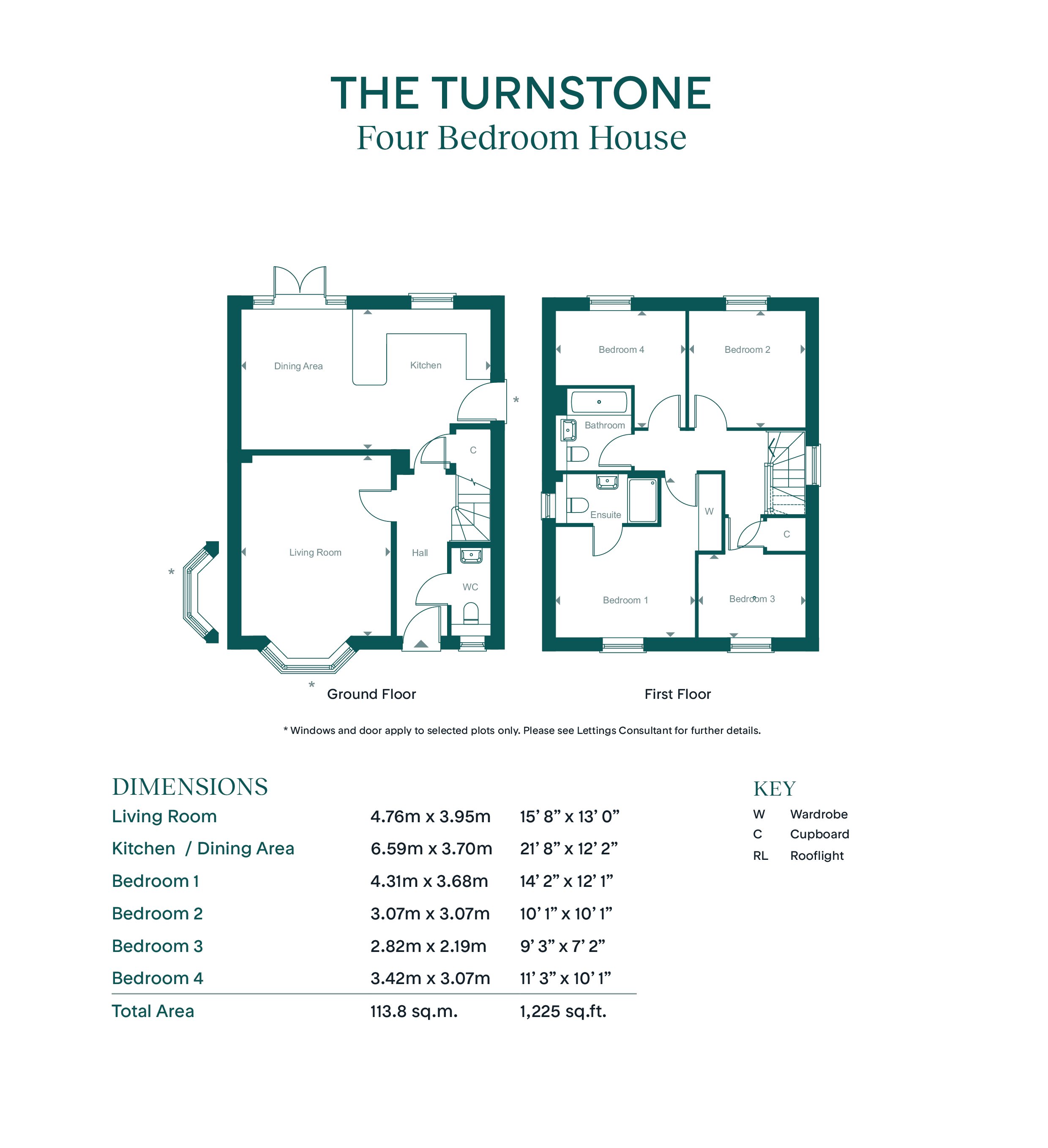22 Cherry Avenue  - Turnstone RL, Leaf Living at The Burrows, Paddock Wood, TN12, Paddock Wood floorplan