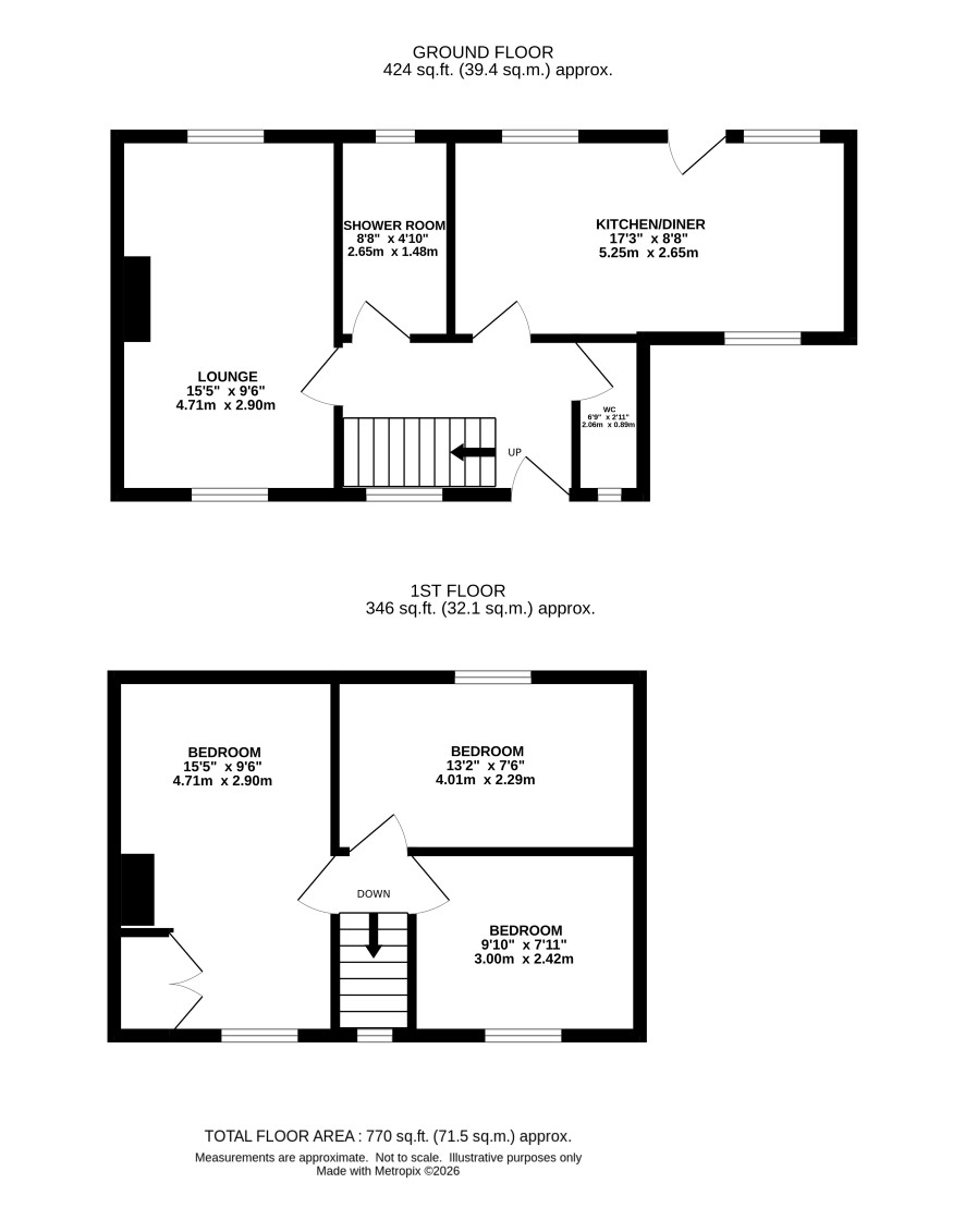 17 West Drove North, Walpole St. Peter, Wisbech floorplan