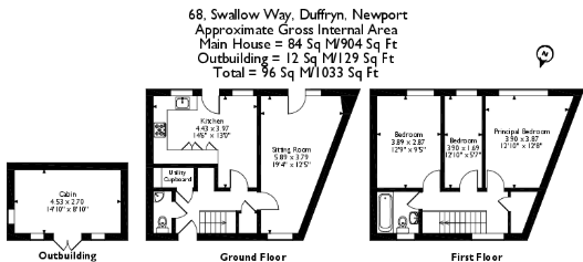 Swallow Way, Newport, floorplan