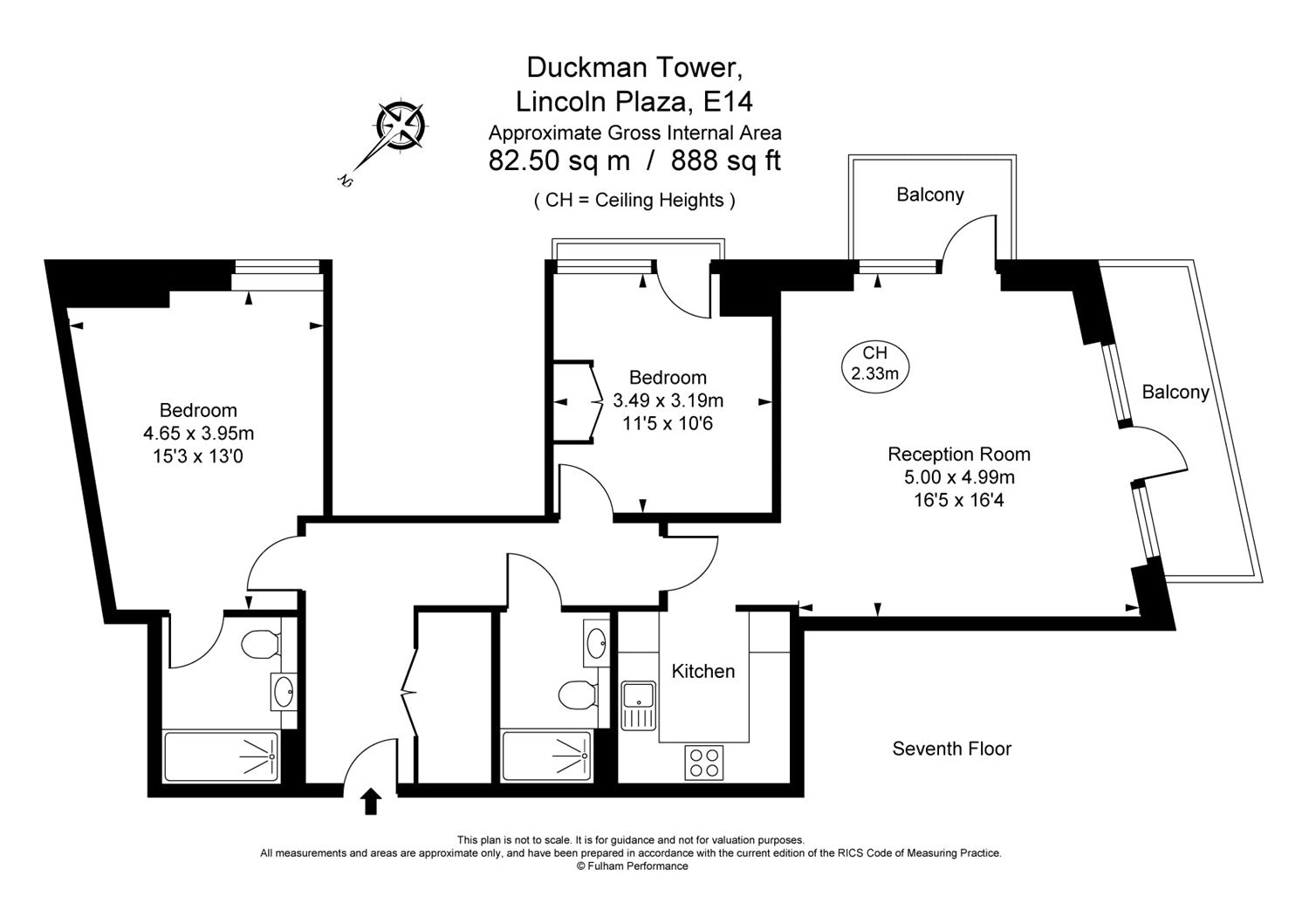 2 Bedrooms Flat to rent in Duckman Tower, 3 Lincoln Plaza E14