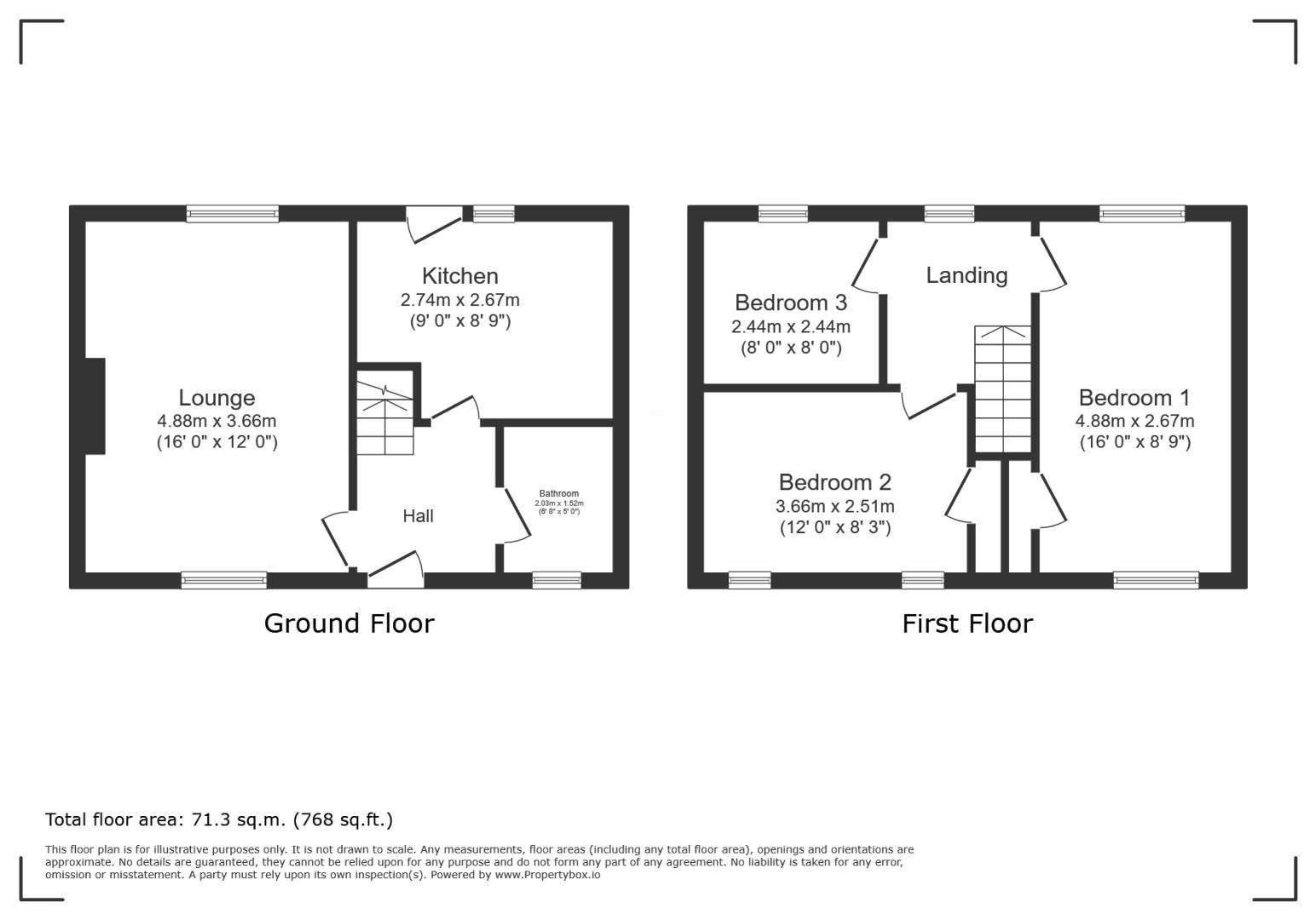 16, East view, Boroughbridge floorplan