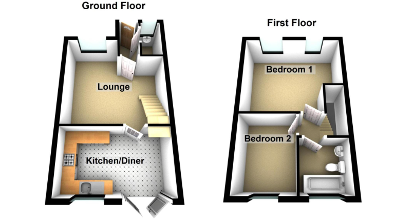 16, Poppy Close, Belvedere floorplan