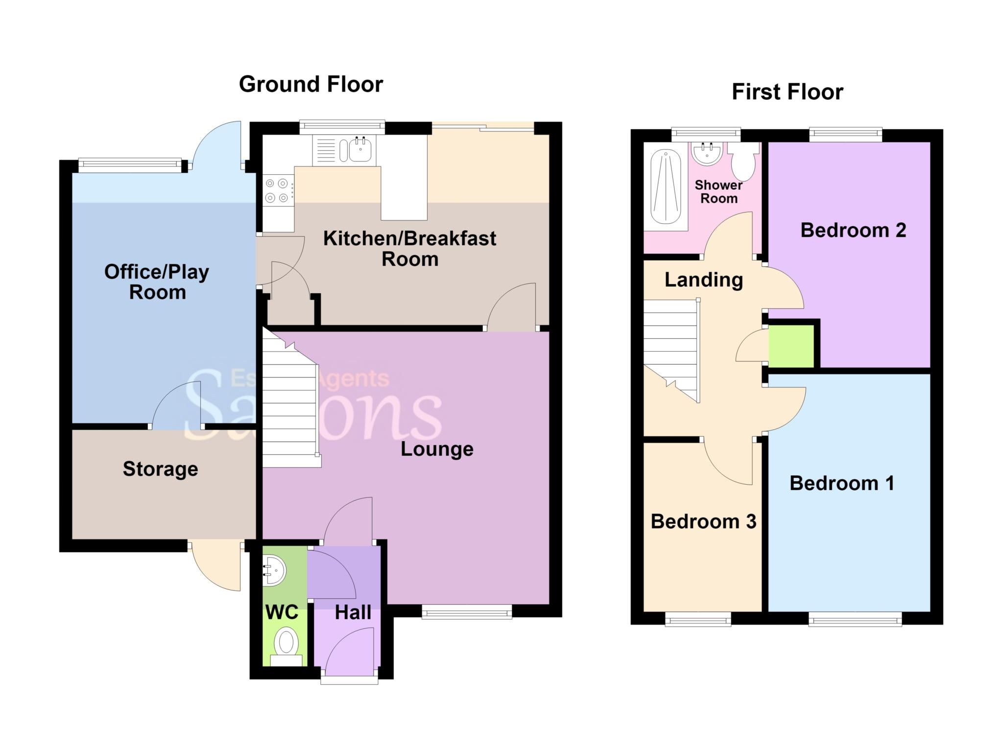 9, Richards Close, Weston-super-Mare floorplan