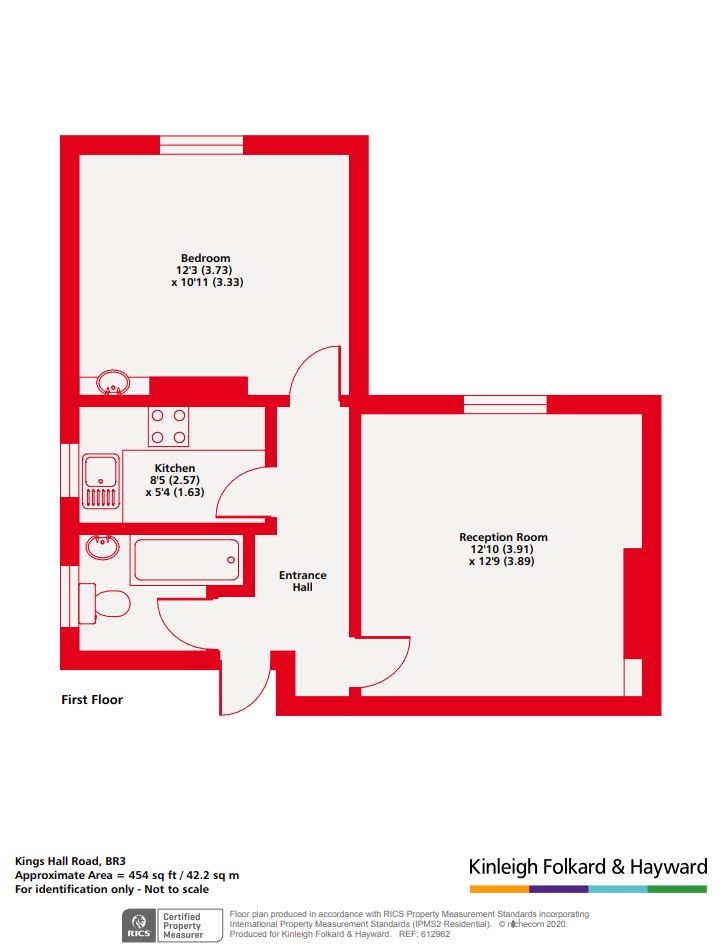 Flat B 142,, Kings Hall Road, Kent floorplan