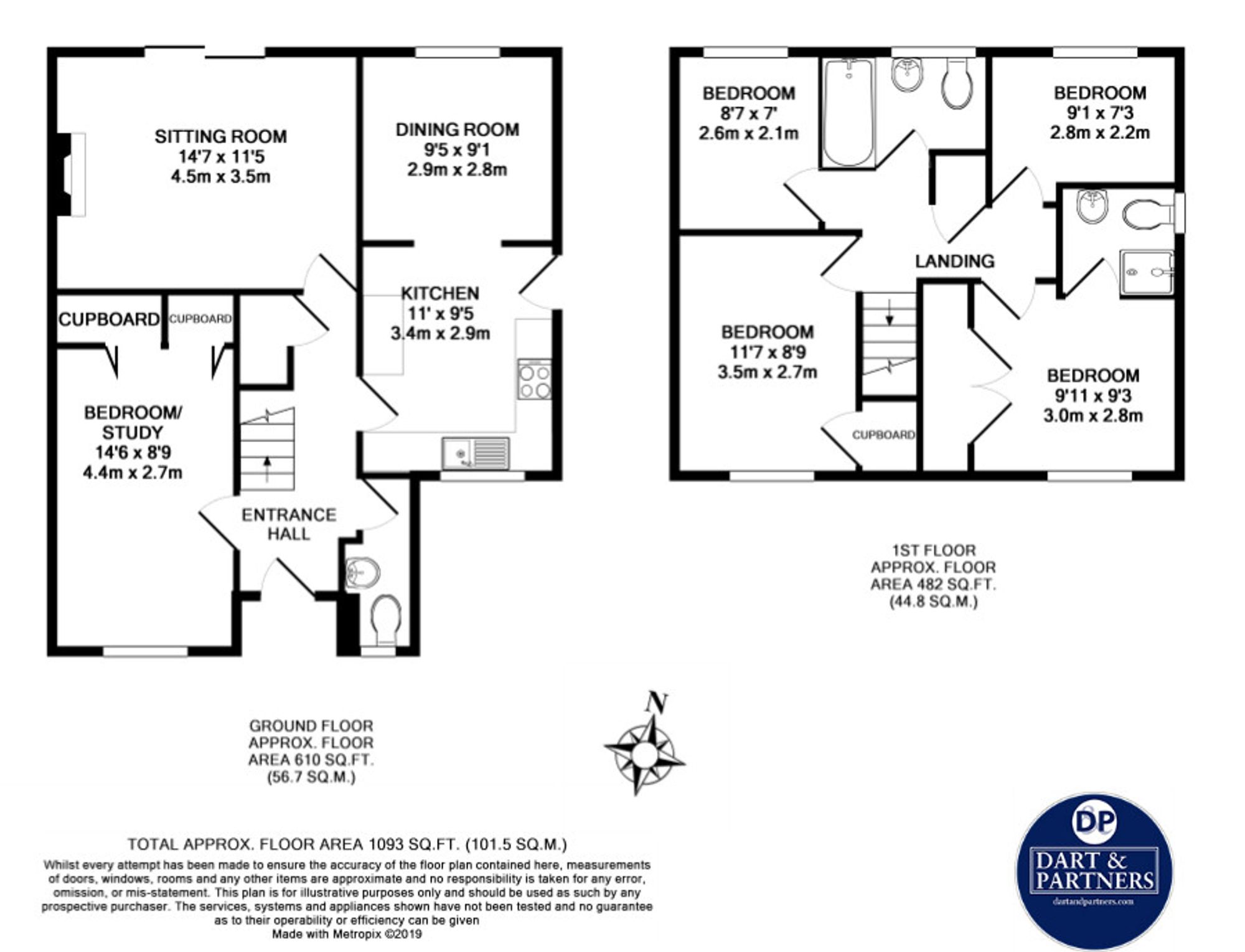 4 Springfield Gardens, Dawlish floorplan