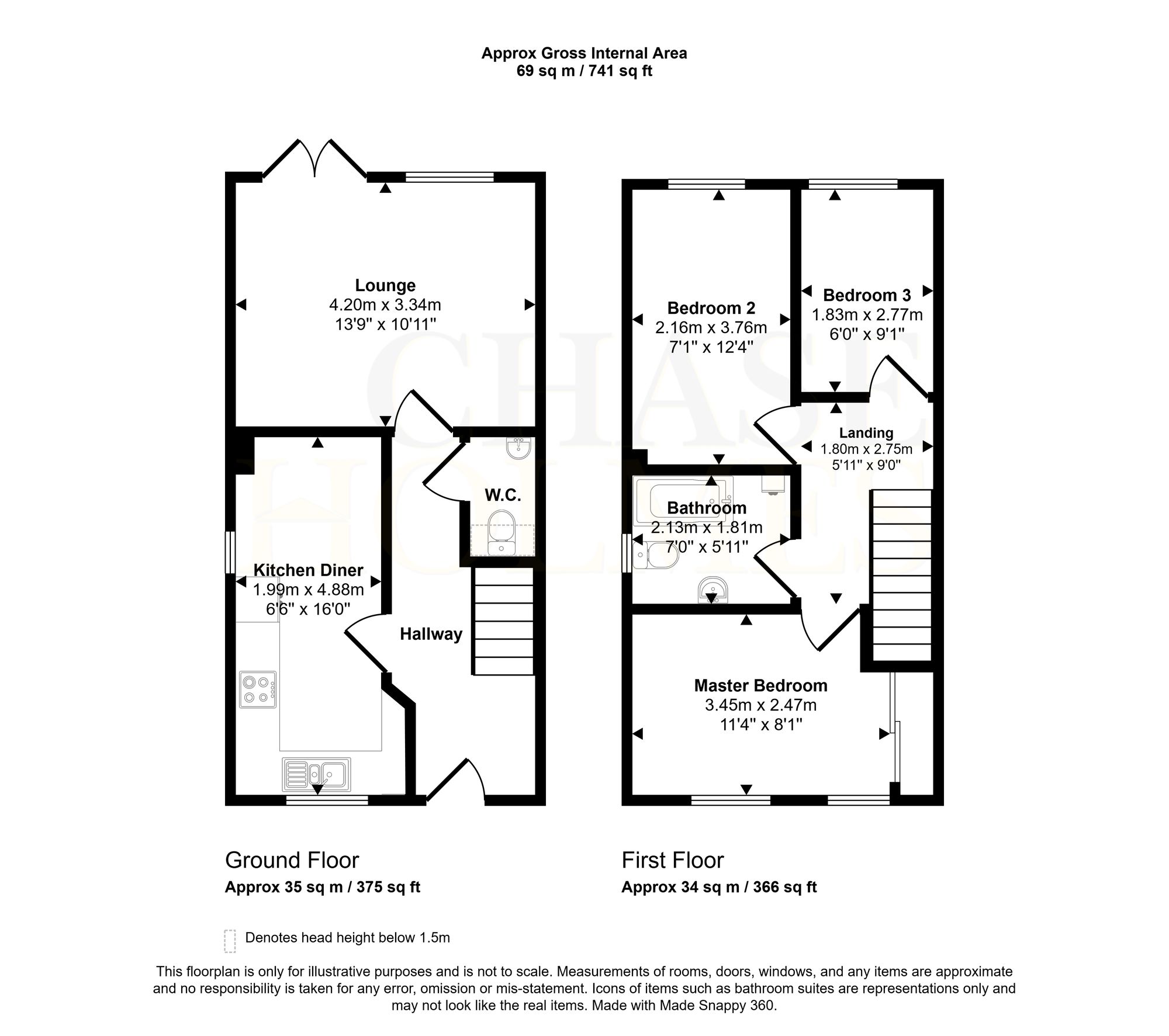 71 Gerald Street, South Shields floorplan