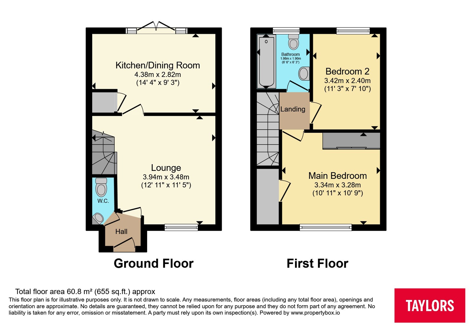 8, Buckthorn Court, Bristol floorplan