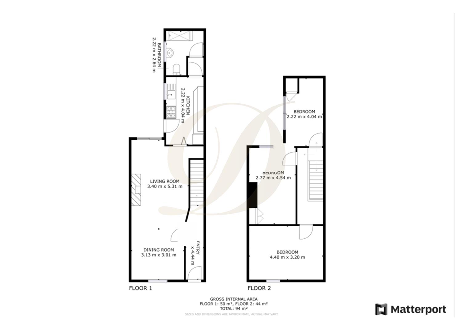 324, West End Road, Haydock floorplan