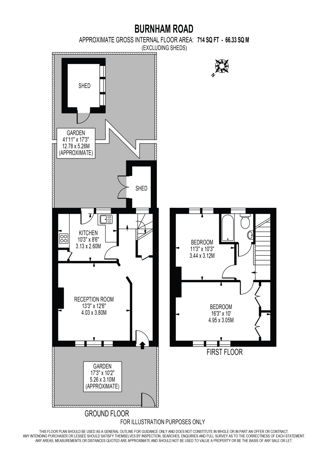 19, Burnham Road, Morden floorplan