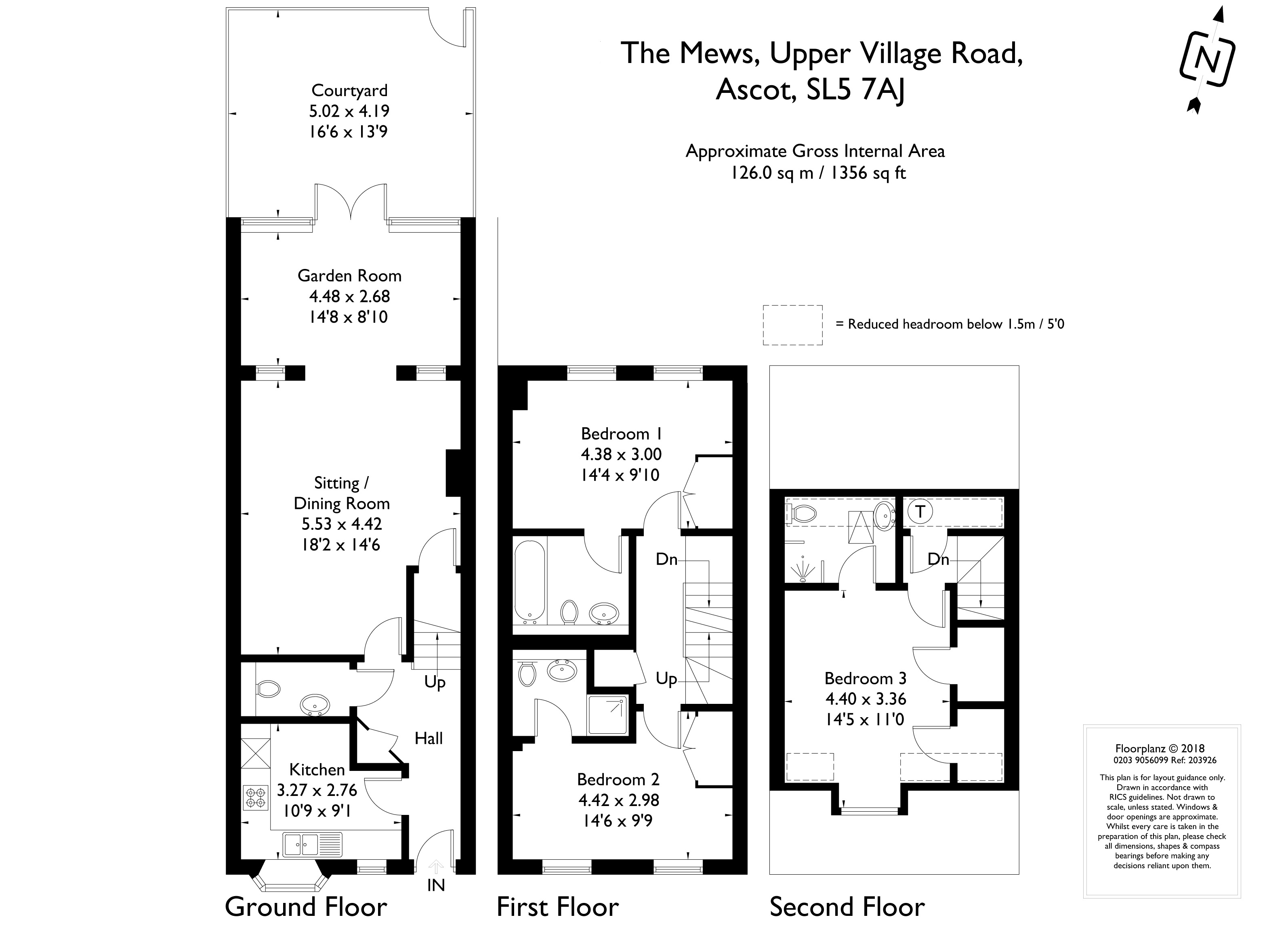 3 Bedrooms Town house to rent in Upper Village Road, Ascot SL5