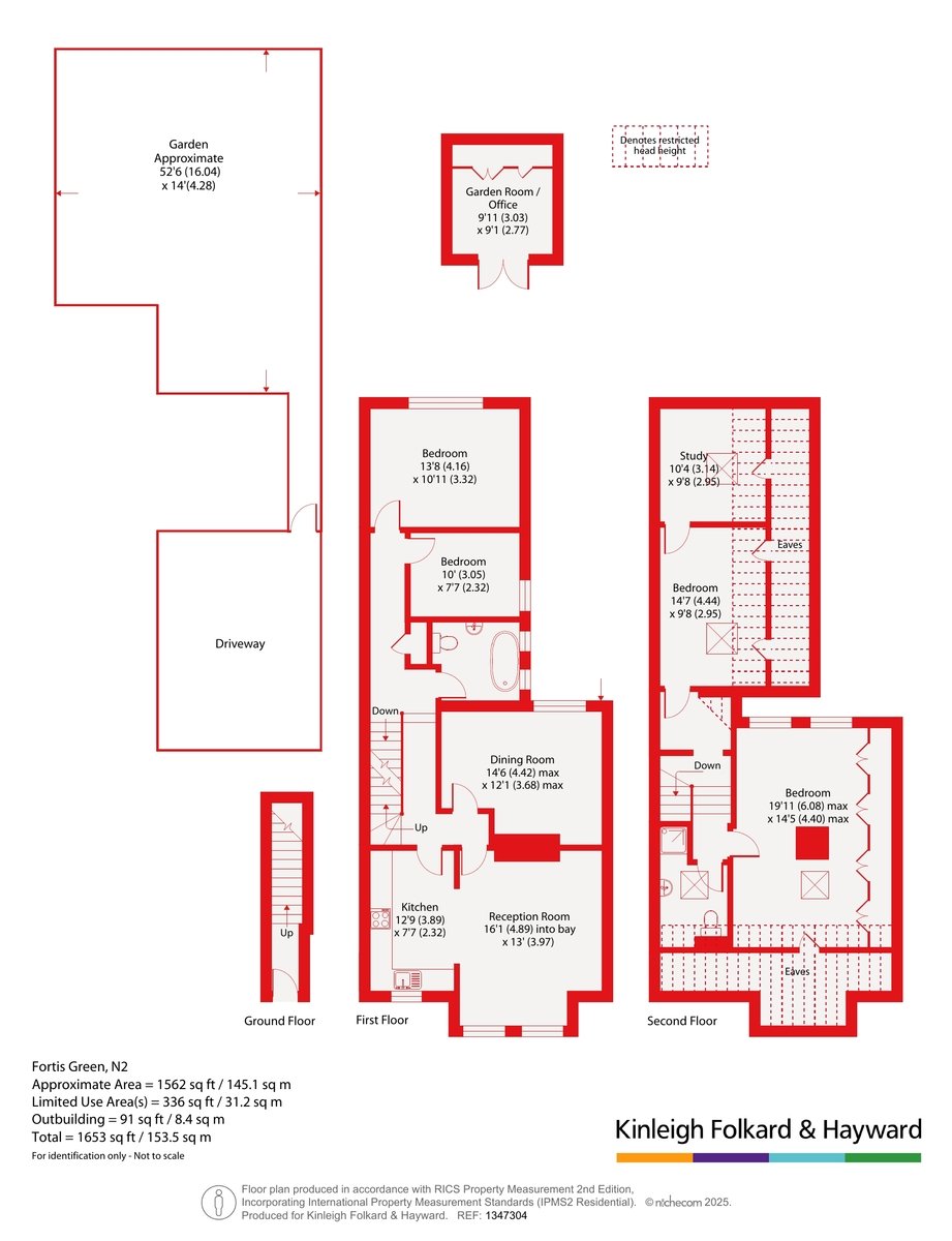 Flat B, 59, Fortis Green, London floorplan