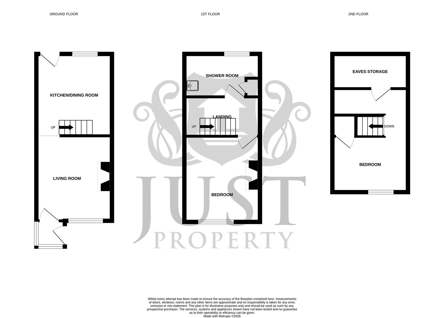 2 Brookside Cottages, Crowhurst, Battle floorplan